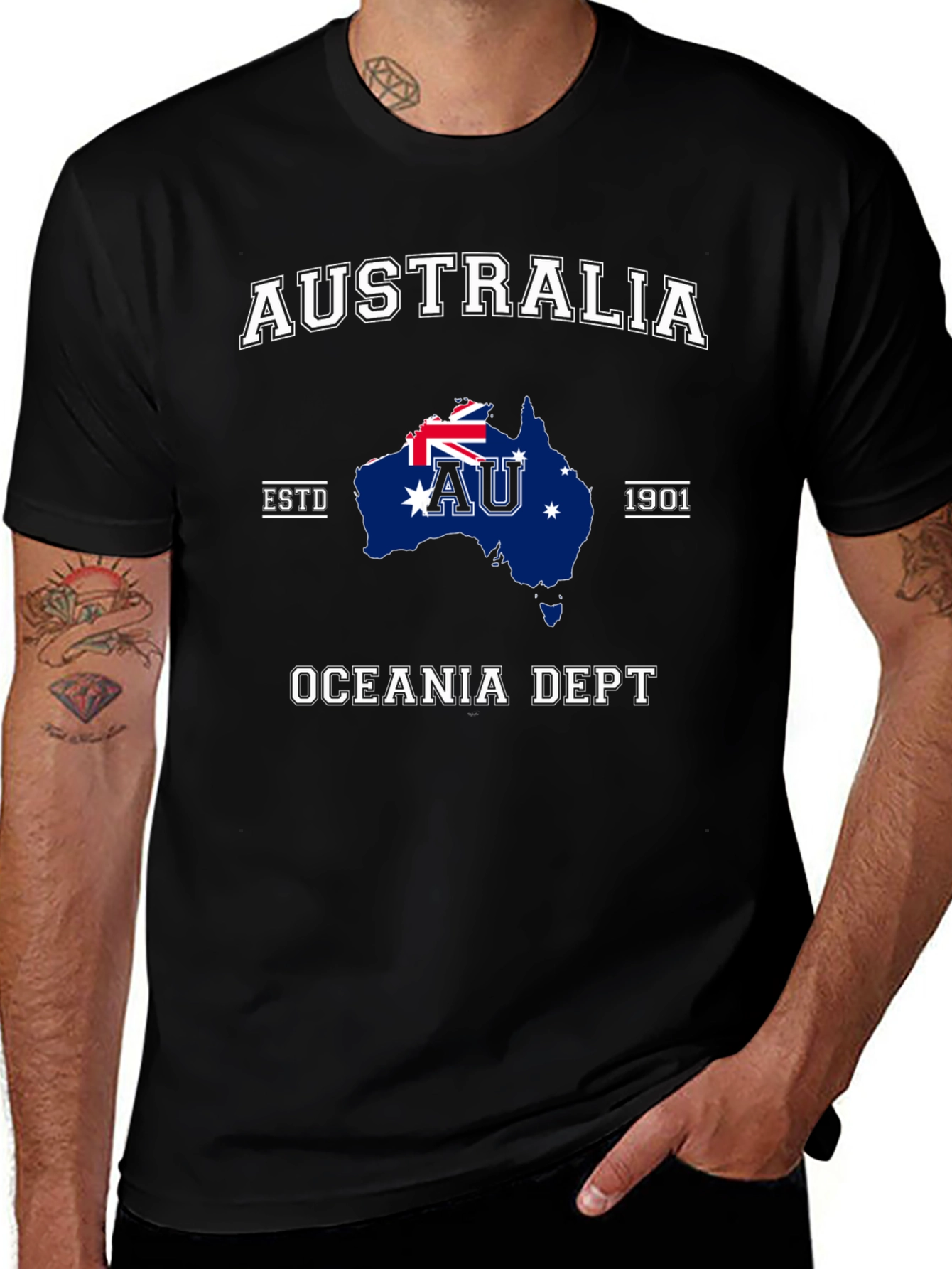 Australia Oceania Dept Black T-Shirt