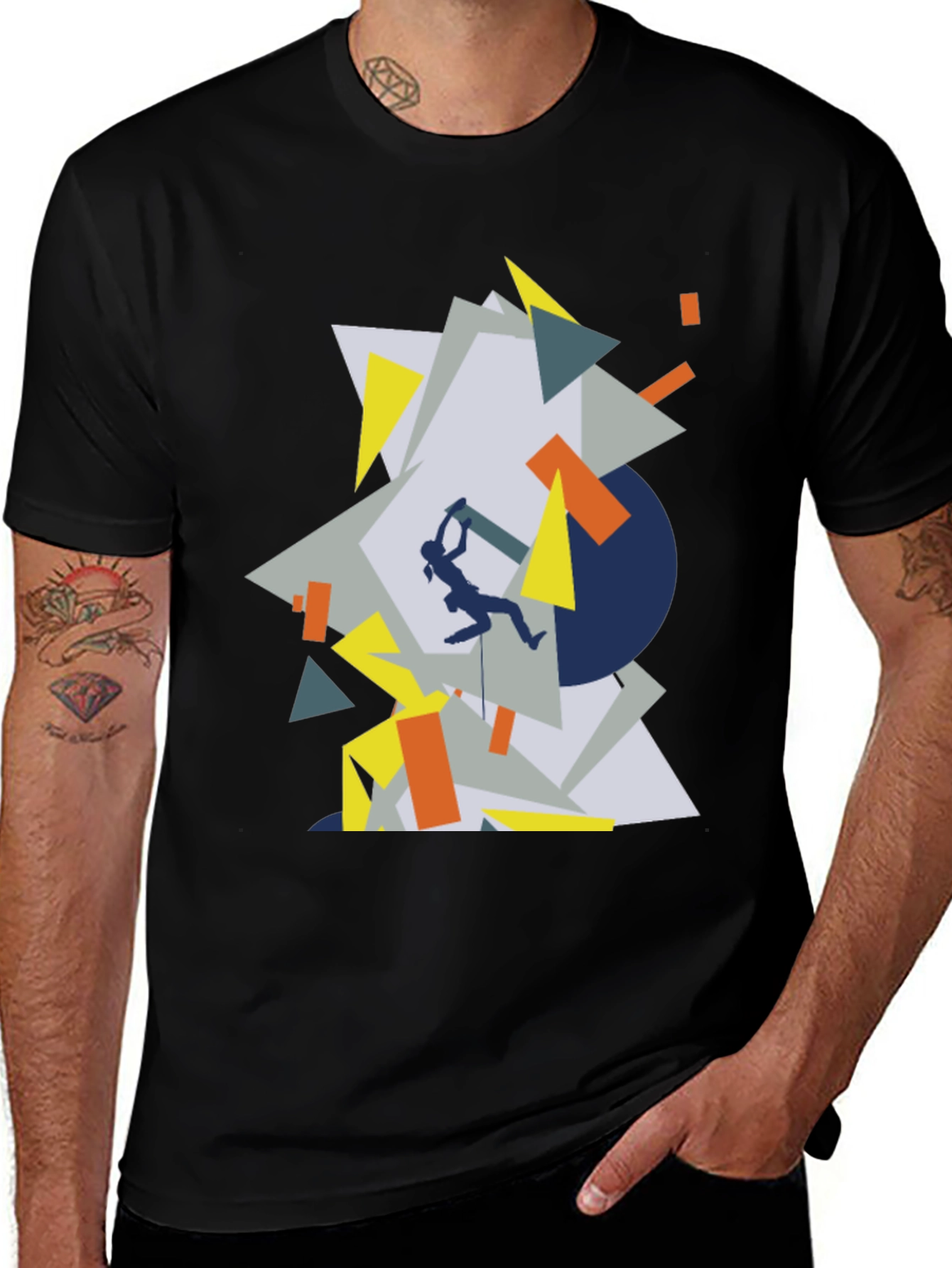 Variant 14 of Geometric Climbing T-Shirt