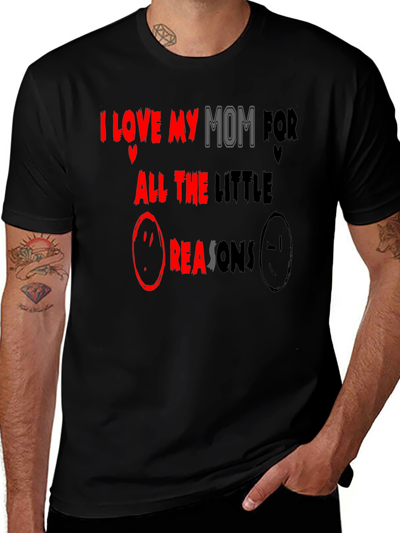 Variant 16 of I Love My Mom T-Shirt - Little Reasons