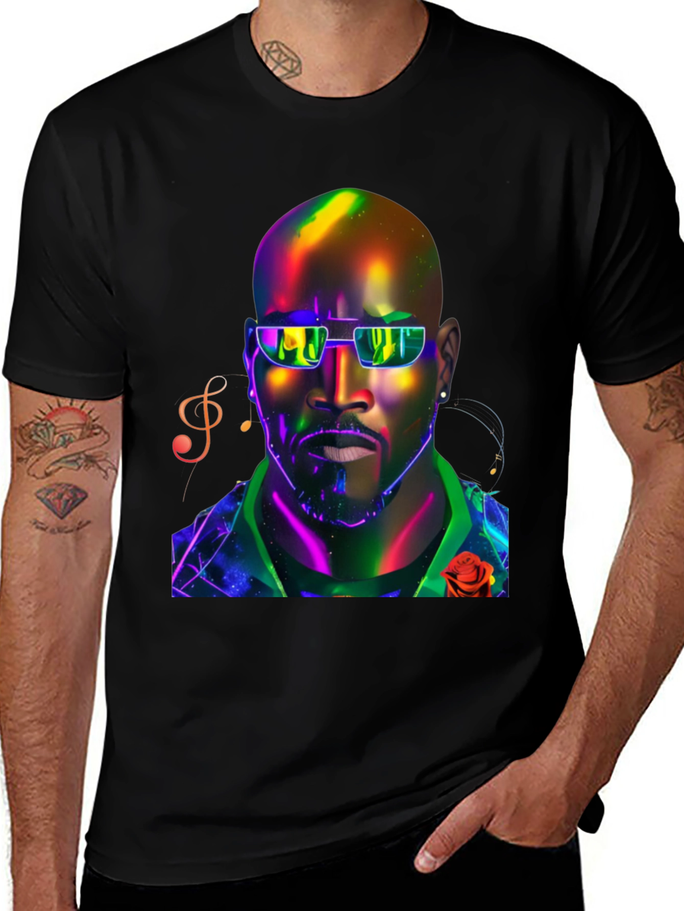 Variant 23 of Neon Cool Shades Graphic T-Shirt
