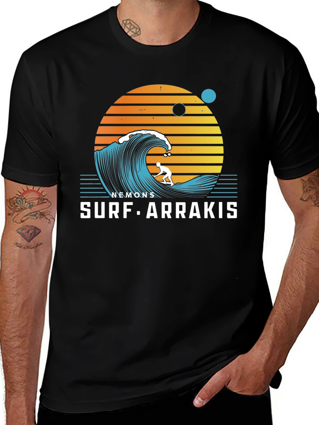 Surf Arrakis T-Shirt - Sand Dune Surfing Tee