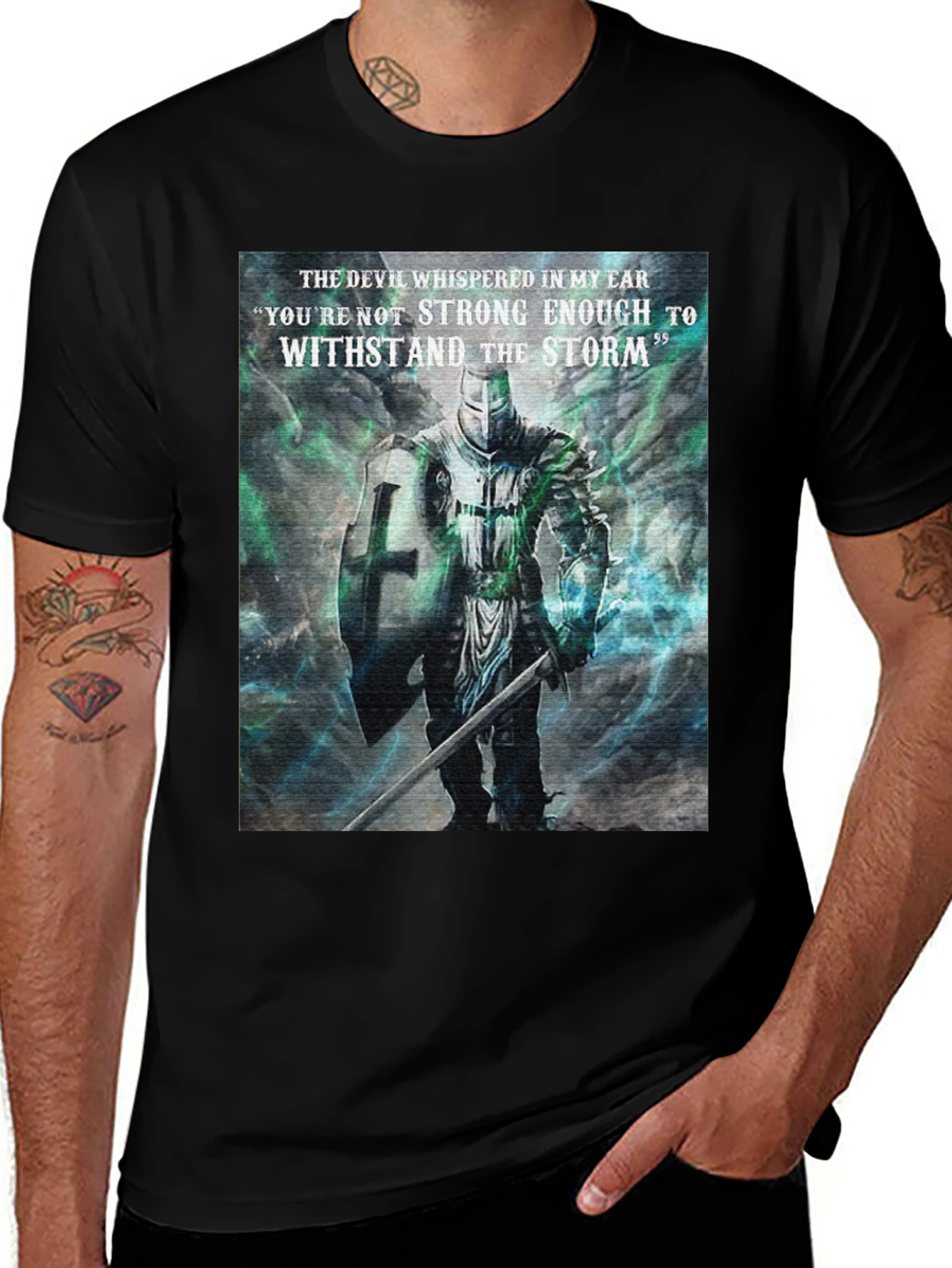 Variant 24 of The Devil Whispered Knight T-Shirt