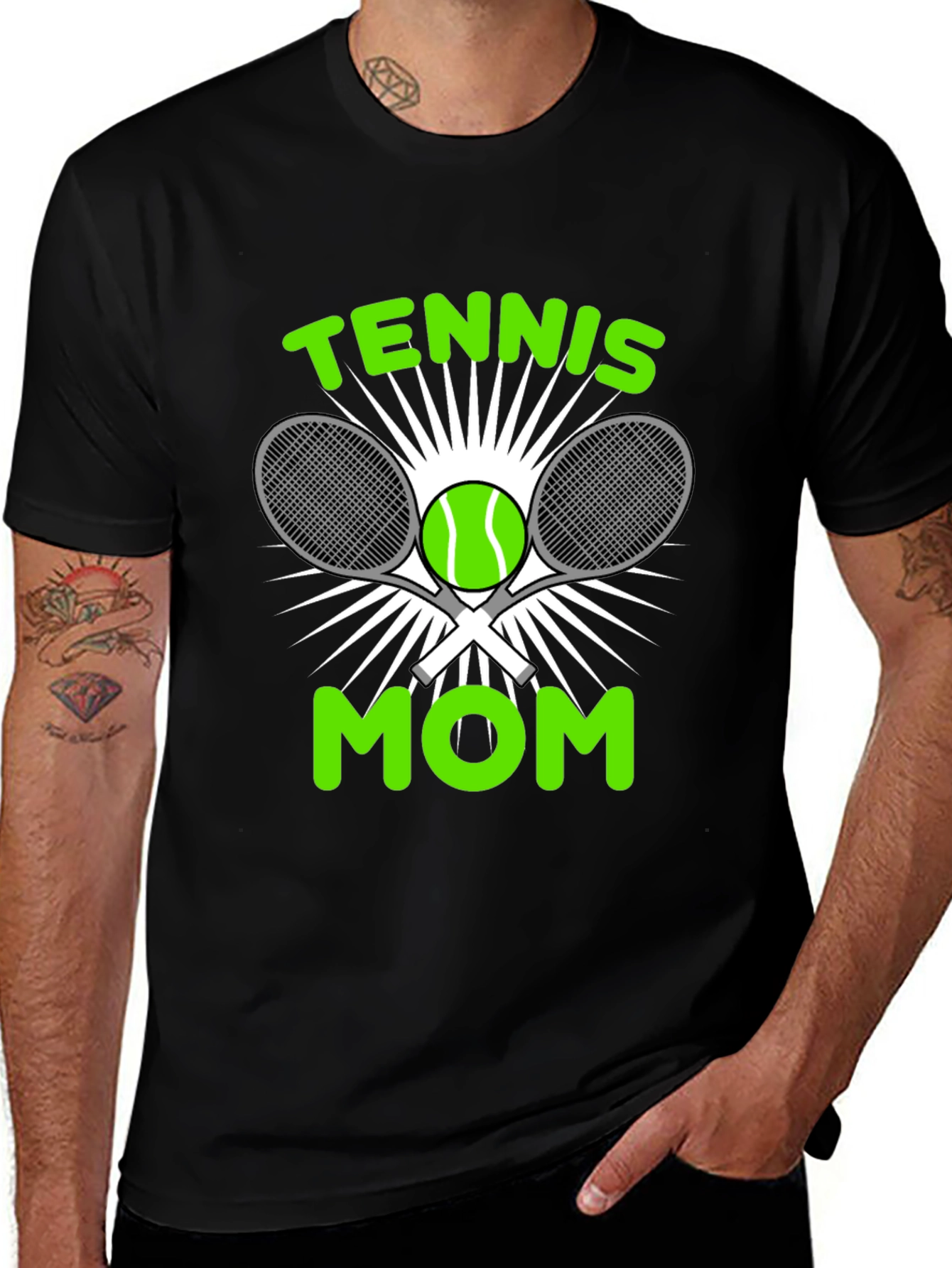 Variant 15 of Tennis Mom Graphic T-Shirt