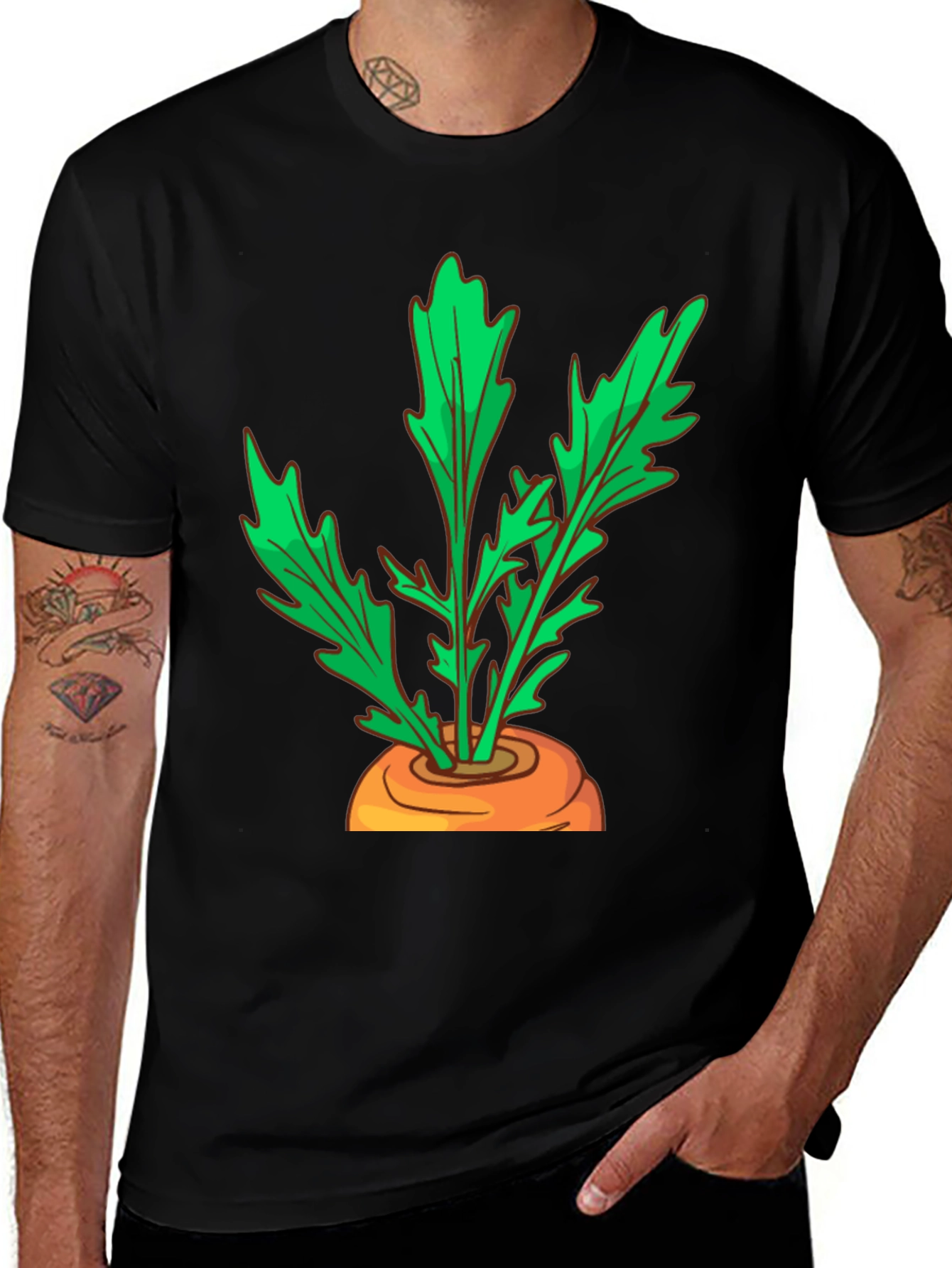 Variant 10 of Carrot Top T-Shirt - Fresh & Fun Graphic Tee