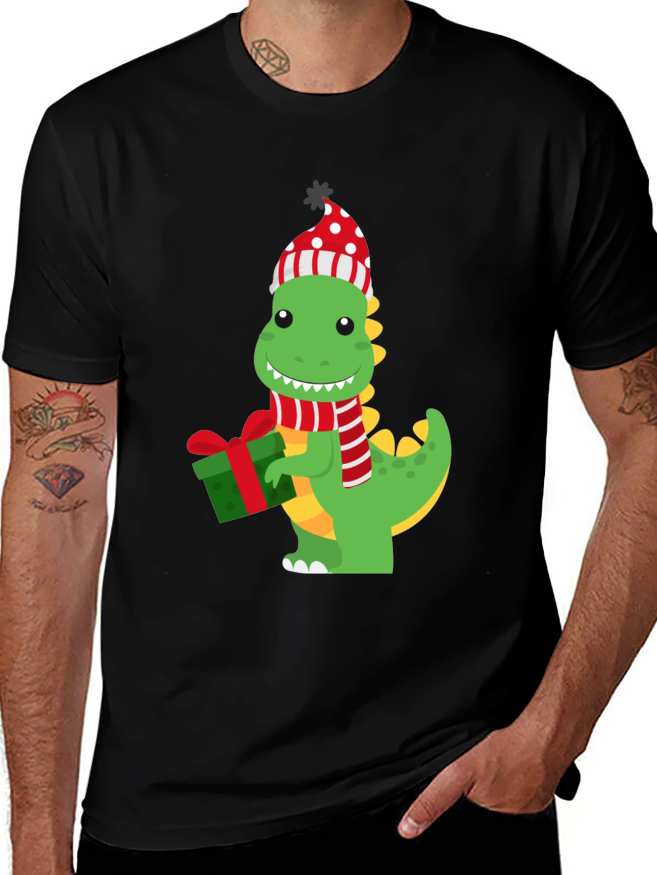 Variant 18 of Festive Dino Graphic Tee