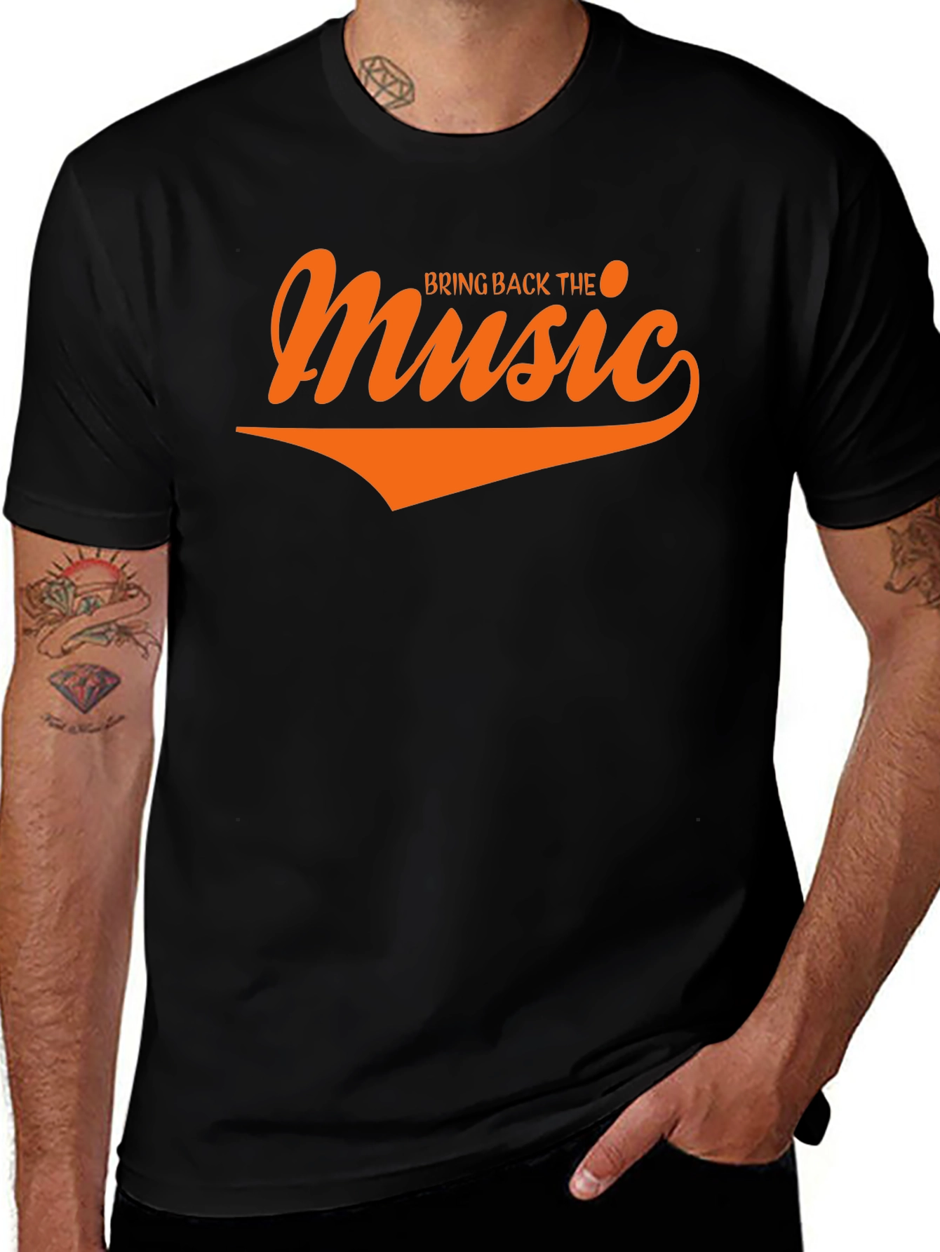 Variant 21 of Bring Back The Music Graphic Tee