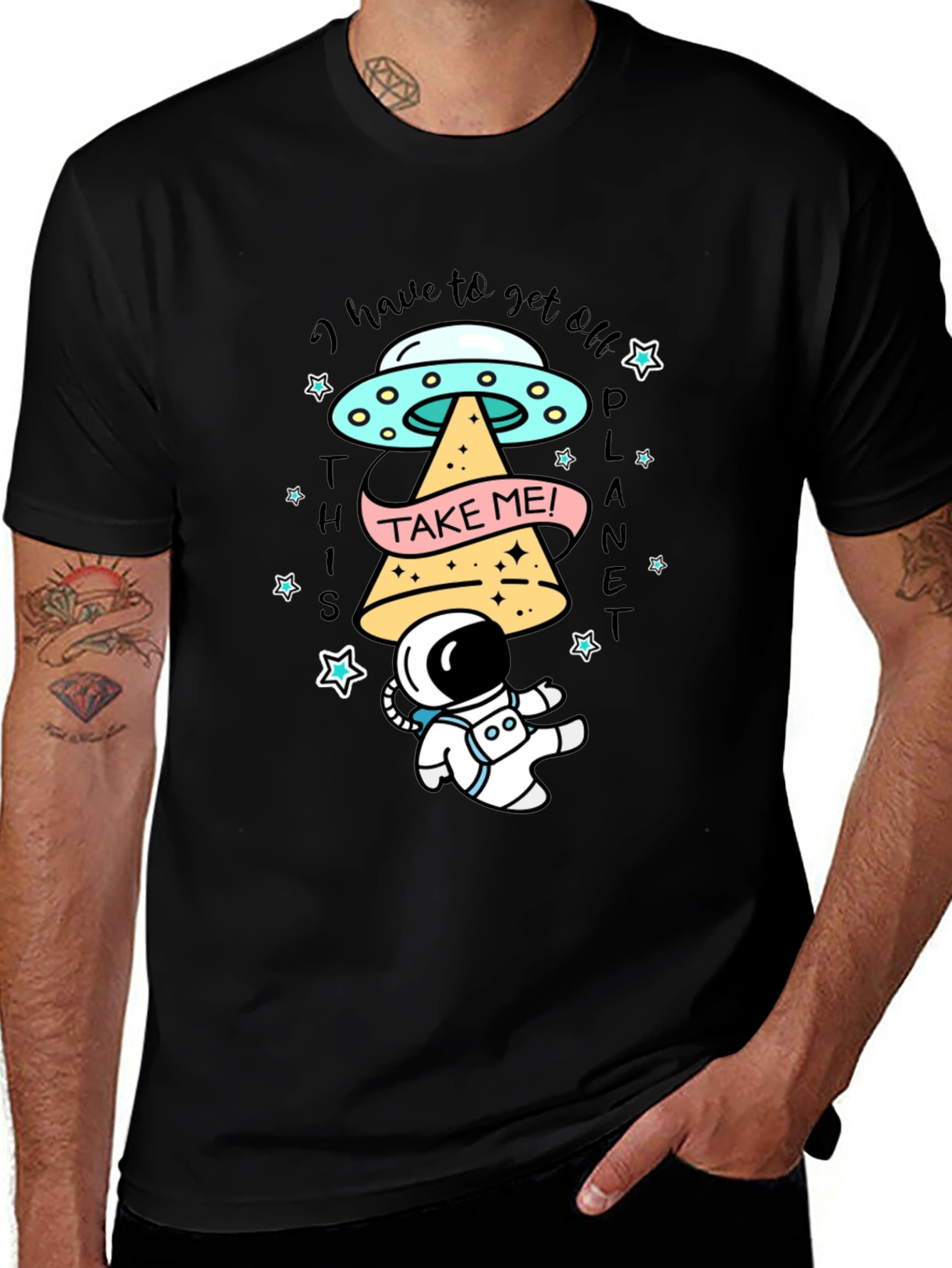 Variant 14 of I Have To Get Off This Planet Graphic T-Shirt