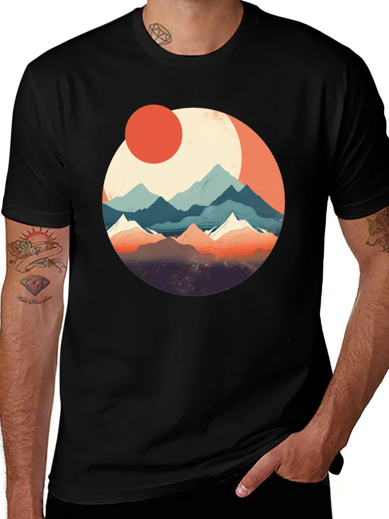 Variant 11 of Mountain Graphic Tee - Adventure Awaits!