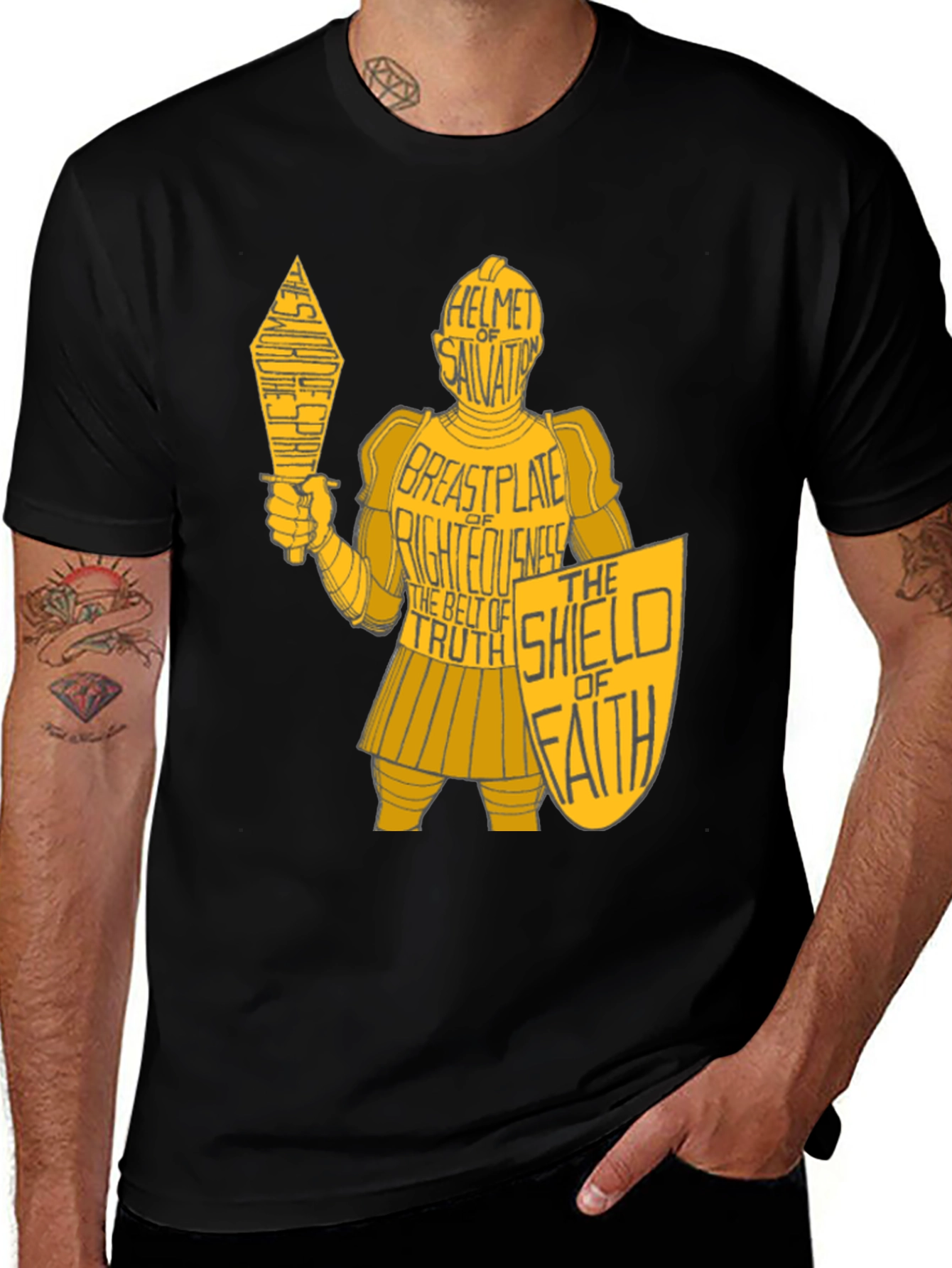 Armor of God T-Shirt - Christian Knight Tee
