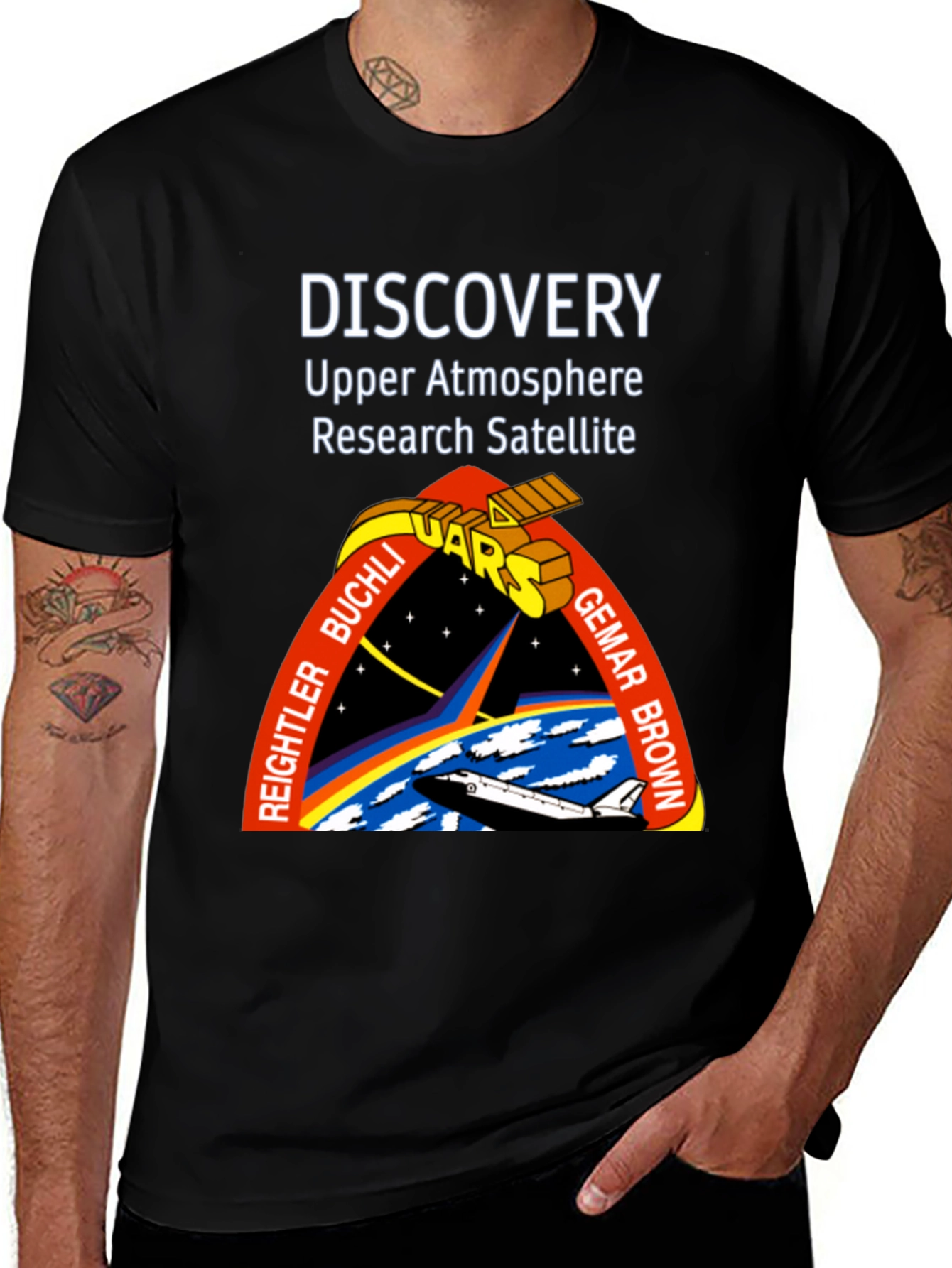 Discovery Upper Atmosphere Research Satellite T-Shirt