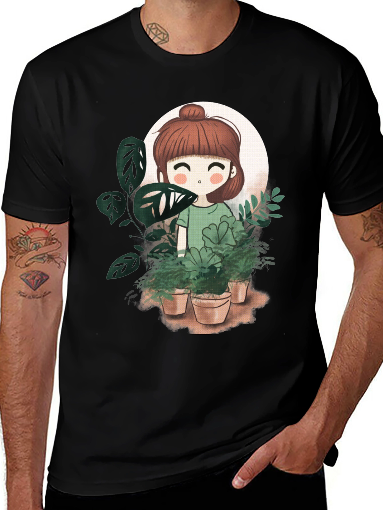 Cute Plant Girl T-Shirt