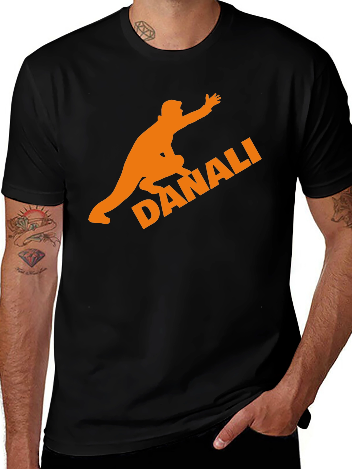Variant 7 of Denali Graphic T-Shirt - Black Cotton Blend Tee