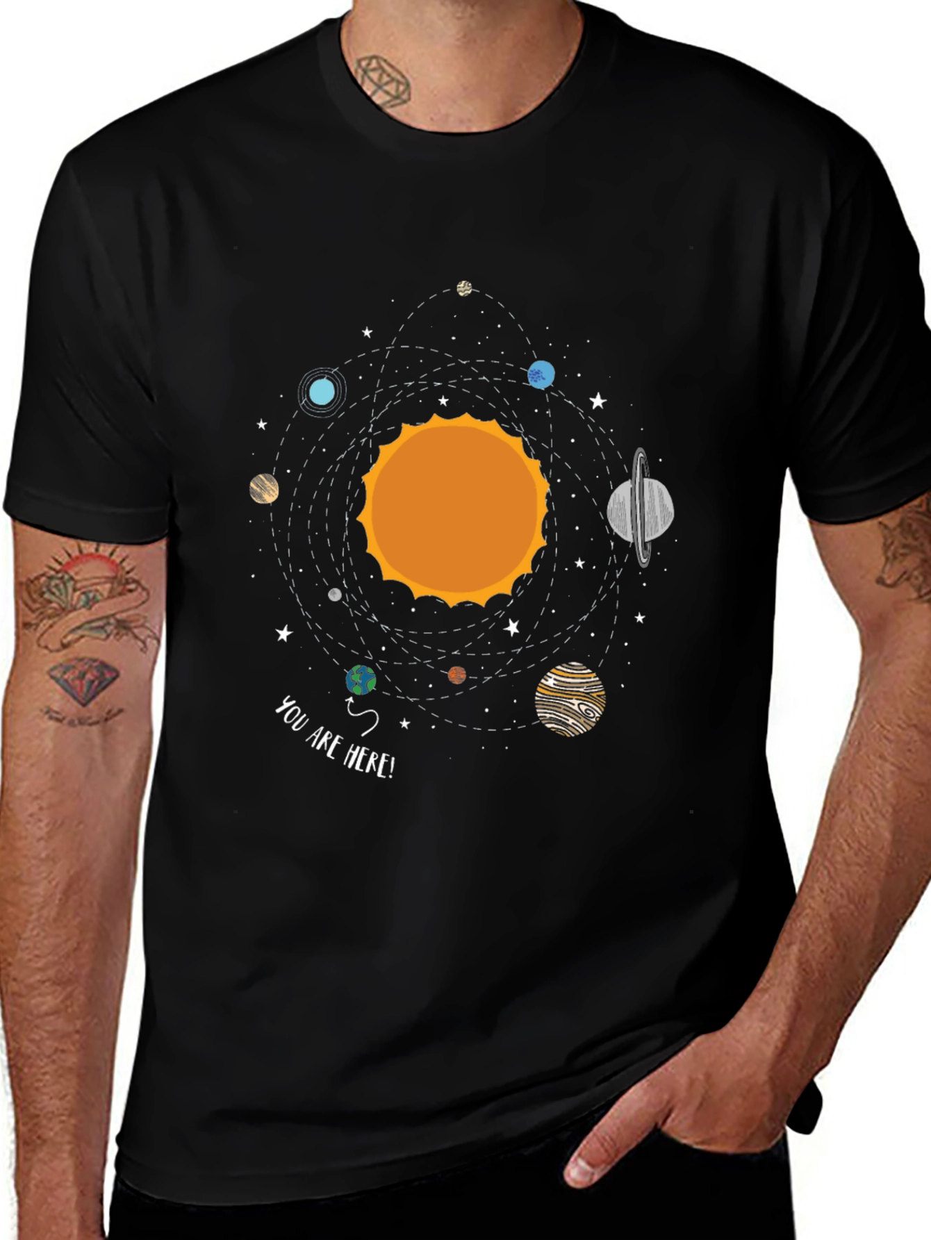 Solar System T-Shirt - You Are Here!