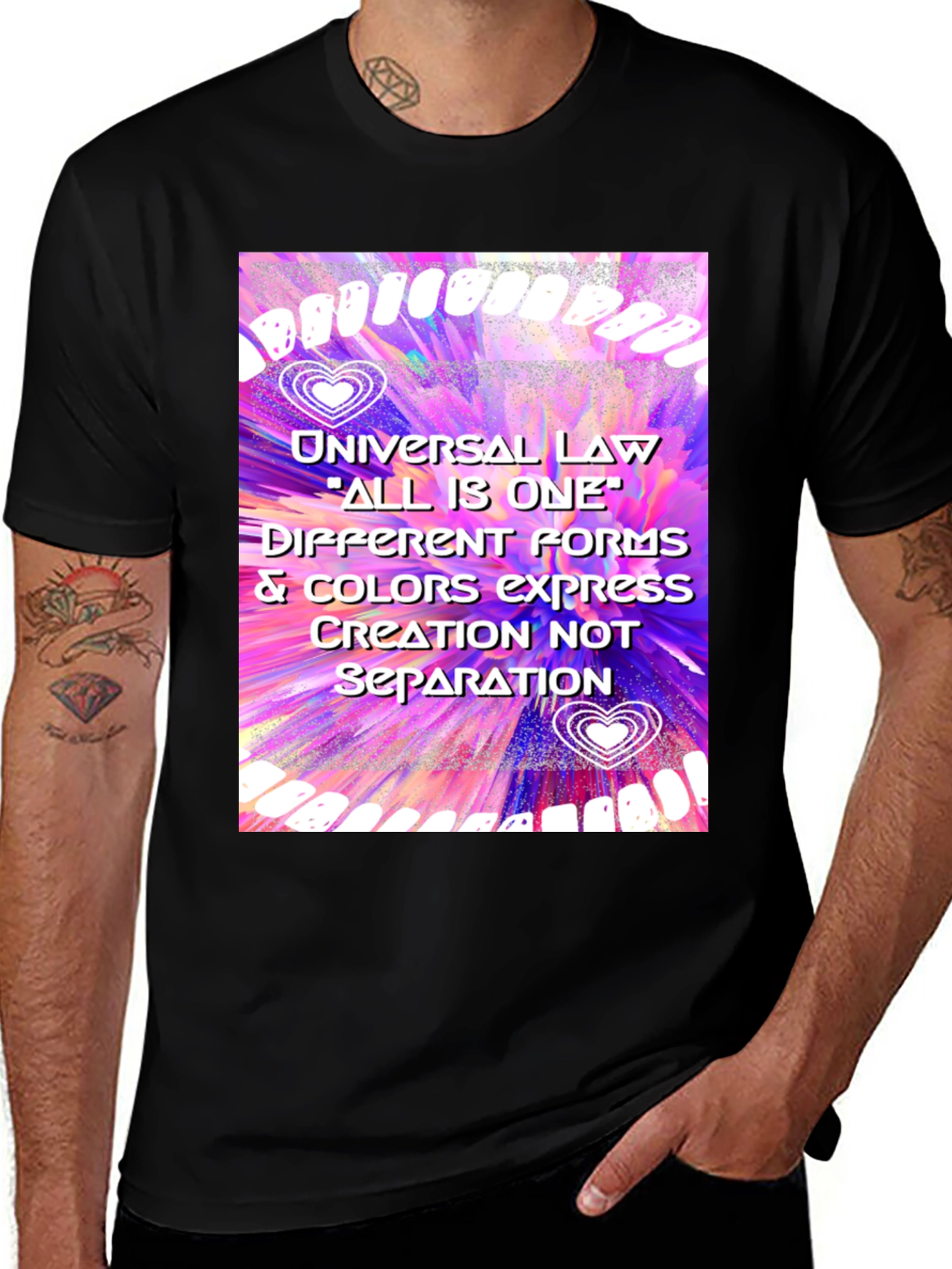 Variant 4 of Universal Law All is One Graphic T-Shirt
