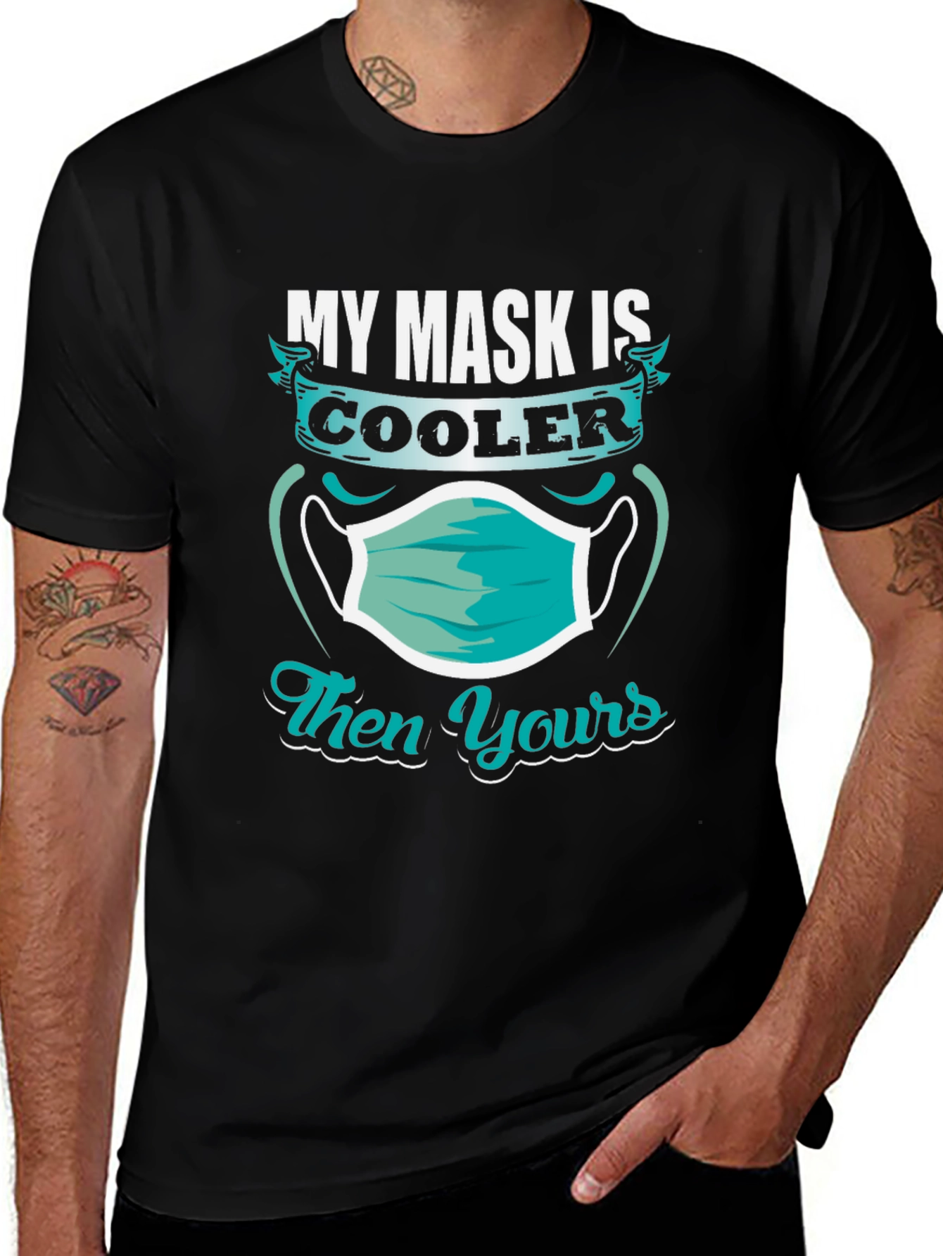 Variant 8 of Cool Mask T-Shirt - Funny Pandemic Apparel