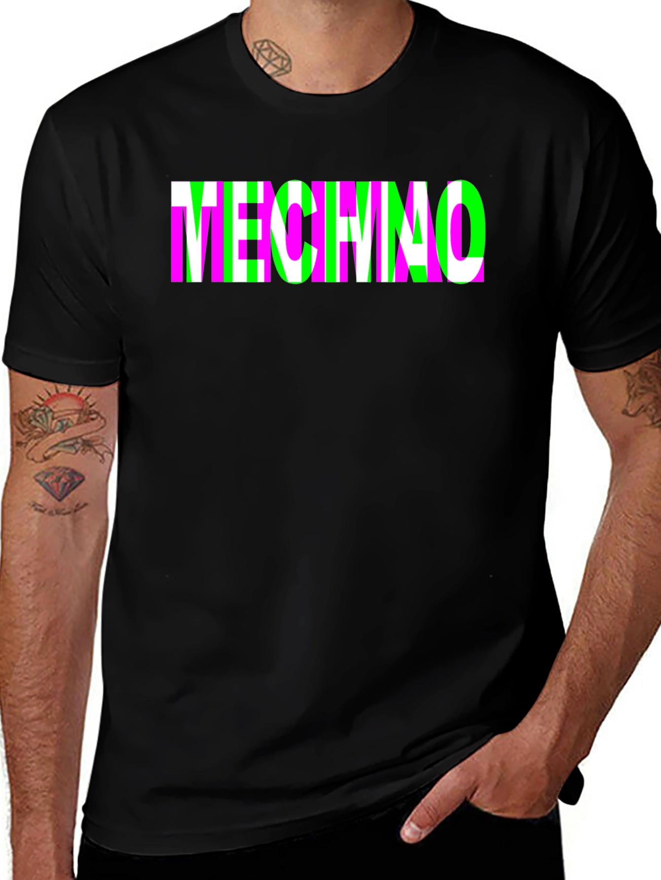 Variant 9 of Techno Graphic Tee - Bold Rave Style