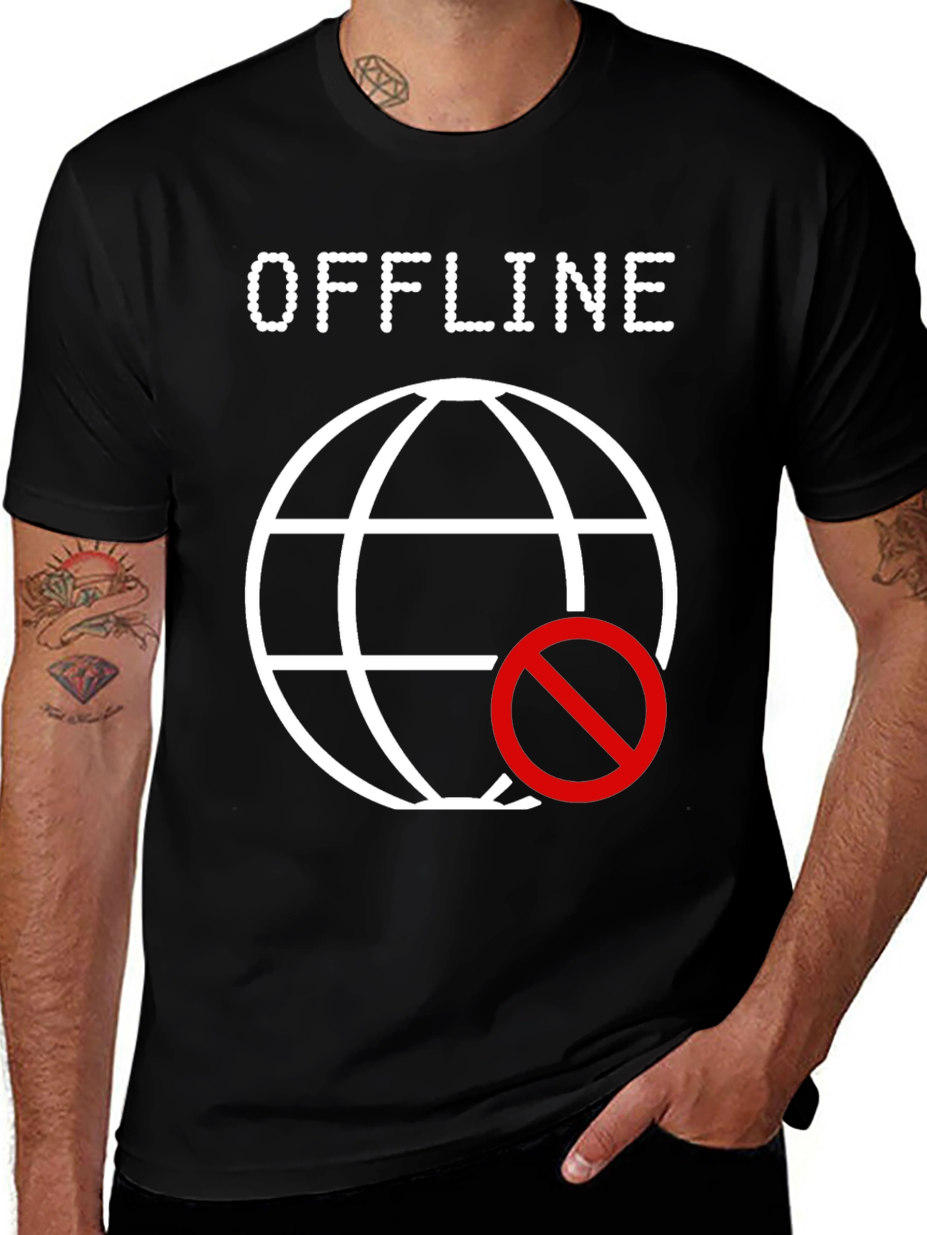Variant 28 of Offline Mode T-Shirt - Stay Disconnected