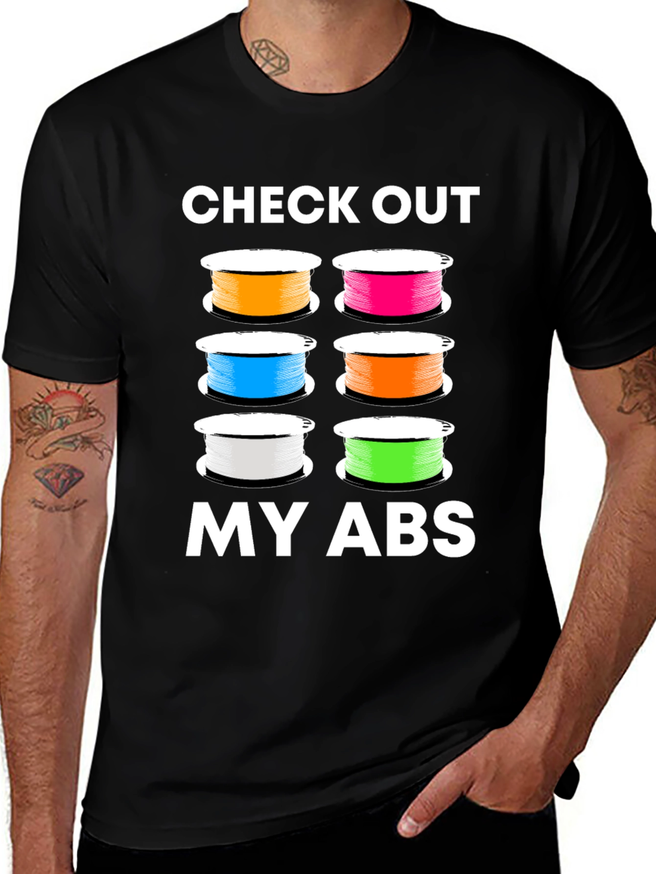 Check Out My ABS - 3D Printing Filament T-Shirt