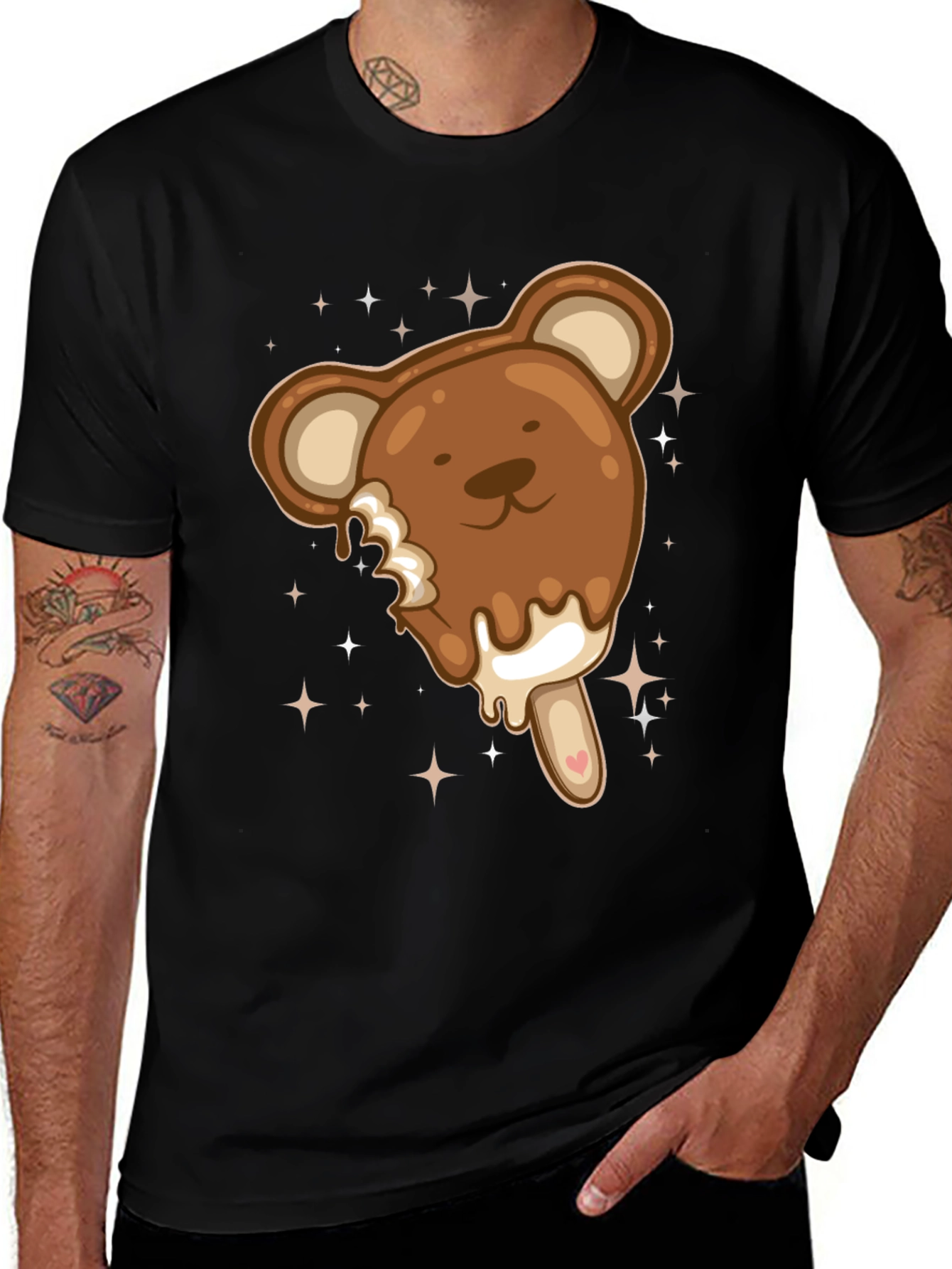 Variant 6 of Bear Ice Cream Graphic T-Shirt