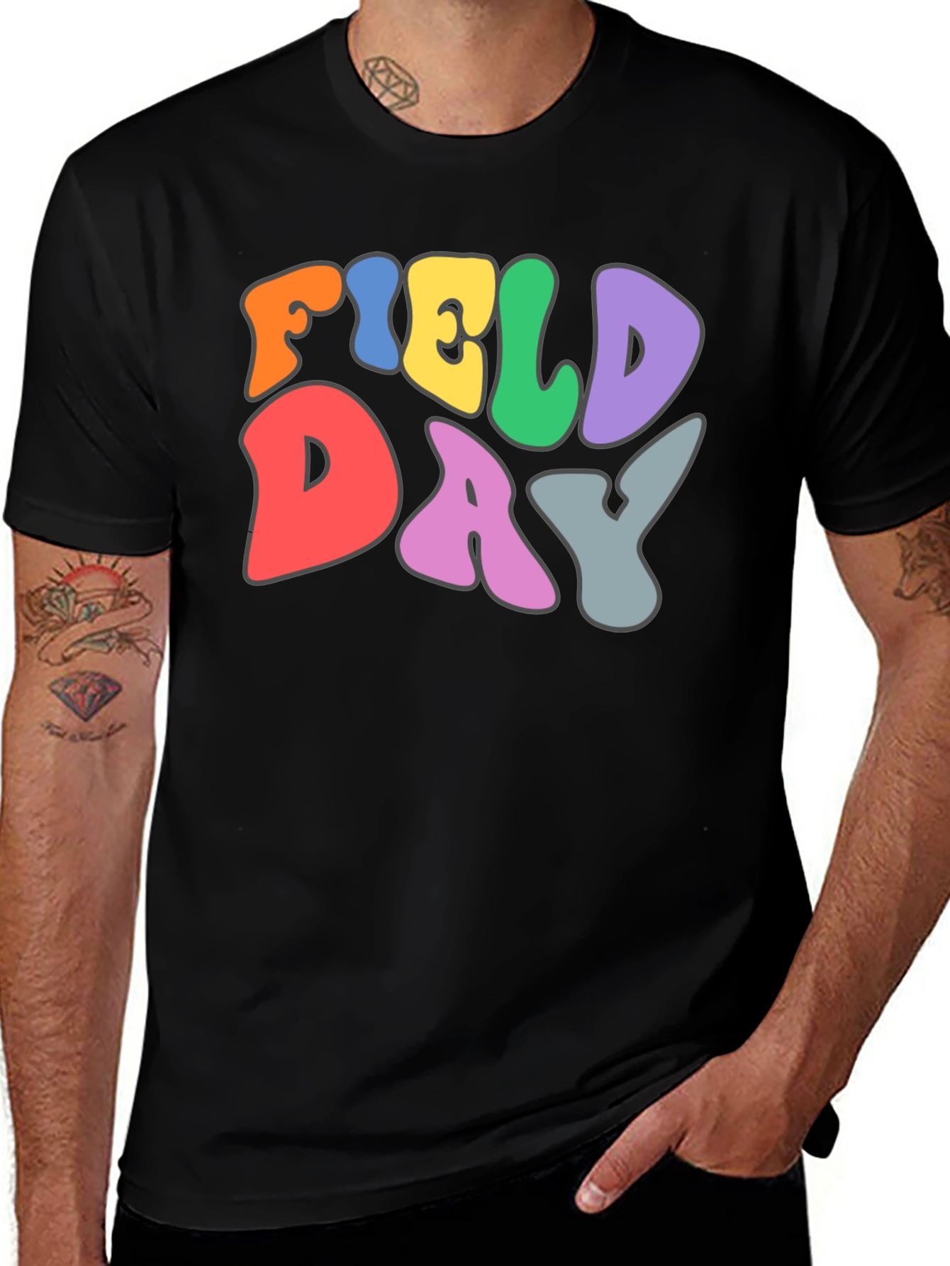 Variant 8 of Retro Field Day T-Shirt
