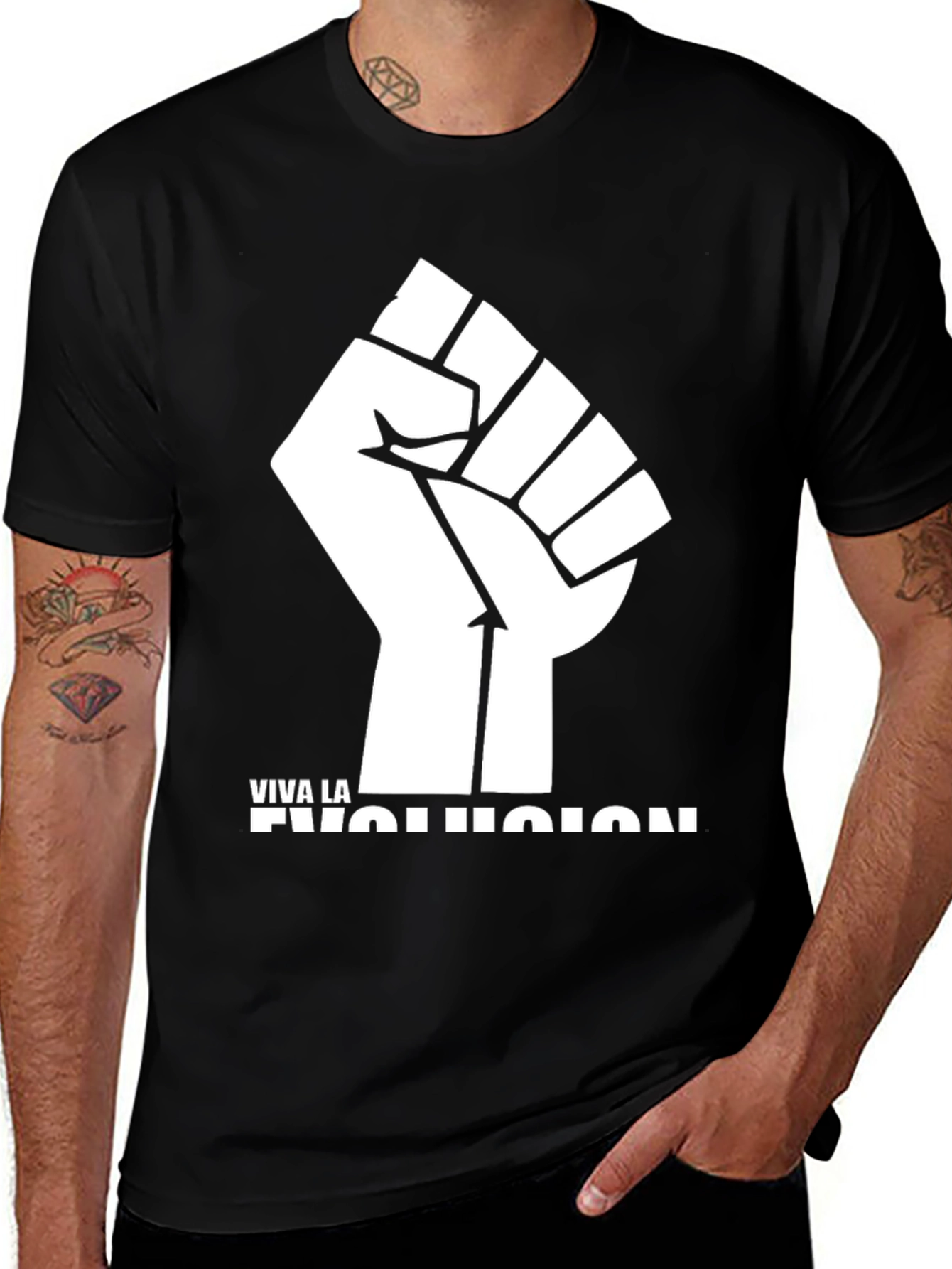 Variant 16 of Viva La Evolucion Fist Graphic T-Shirt