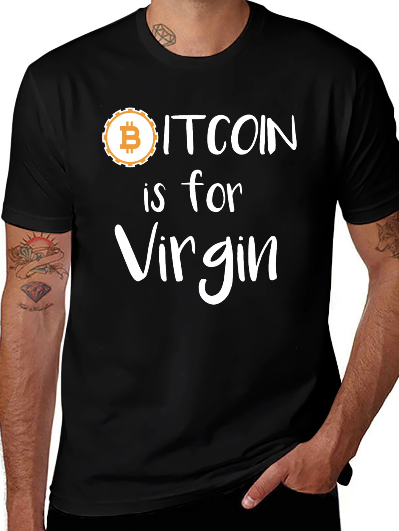 Bitcoin is for Virgin Men's T-Shirt