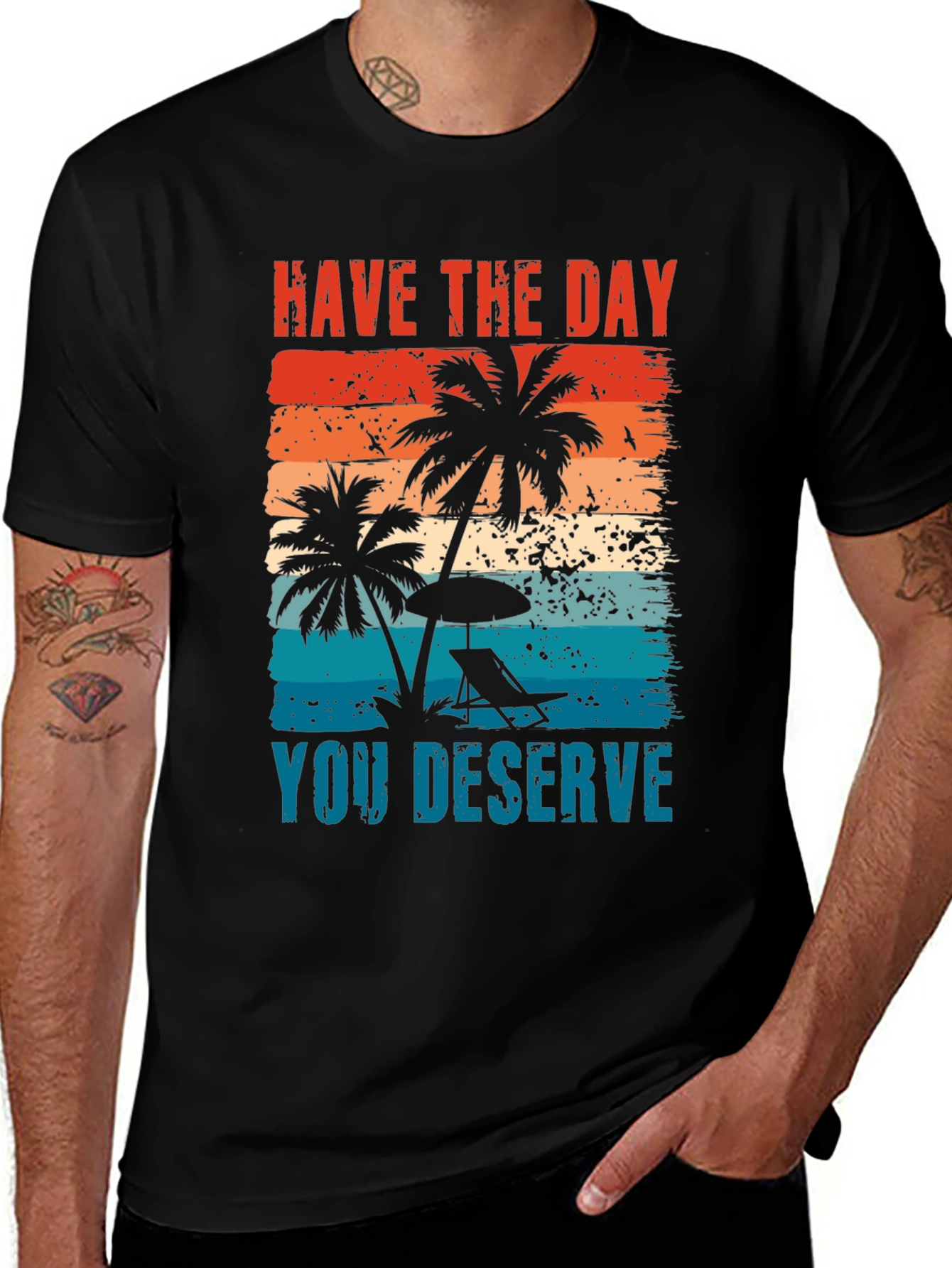 Variant 19 of Tropical Sunset Graphic T-Shirt