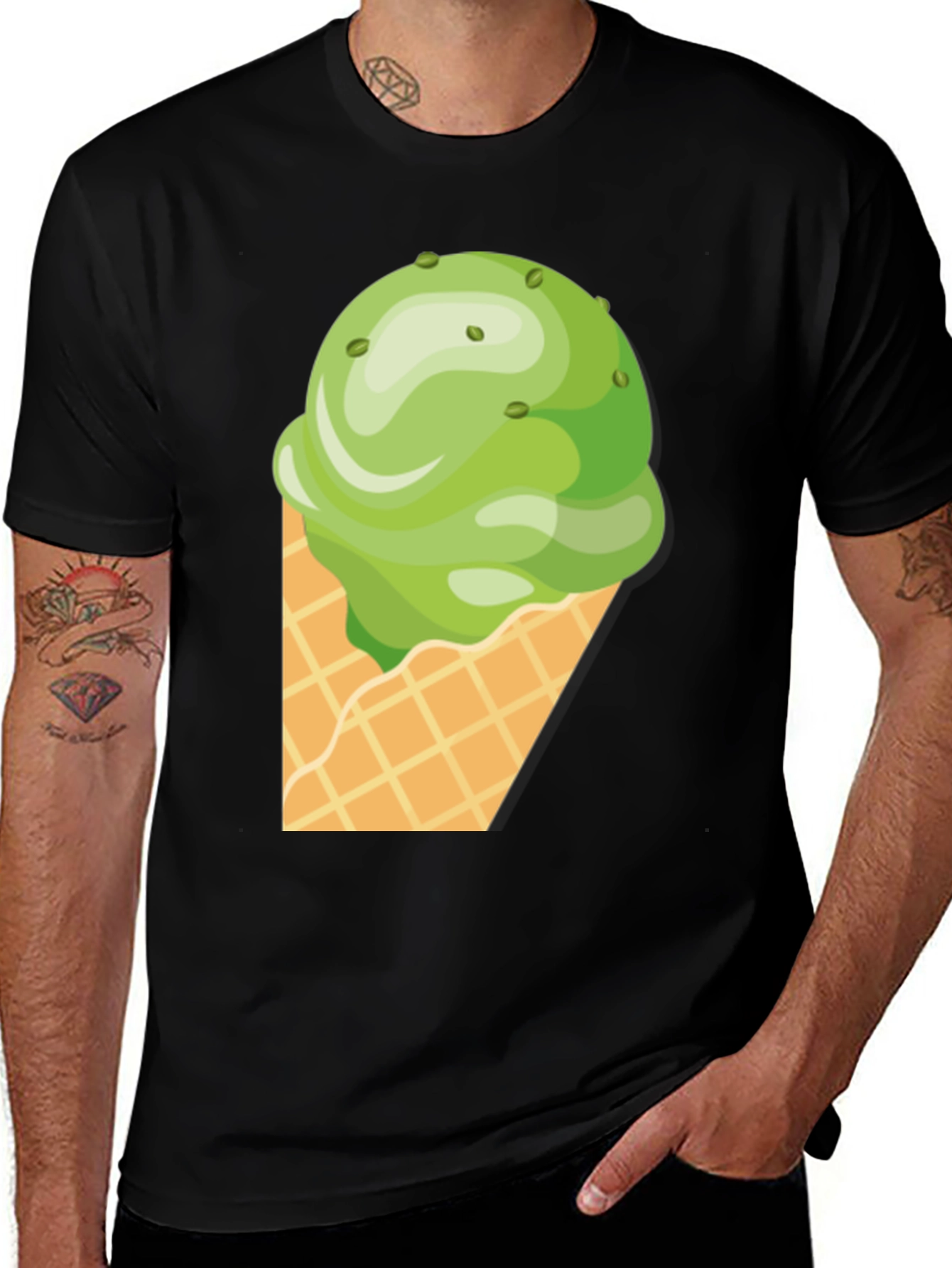 Cool Ice Cream Cone Graphic Tee