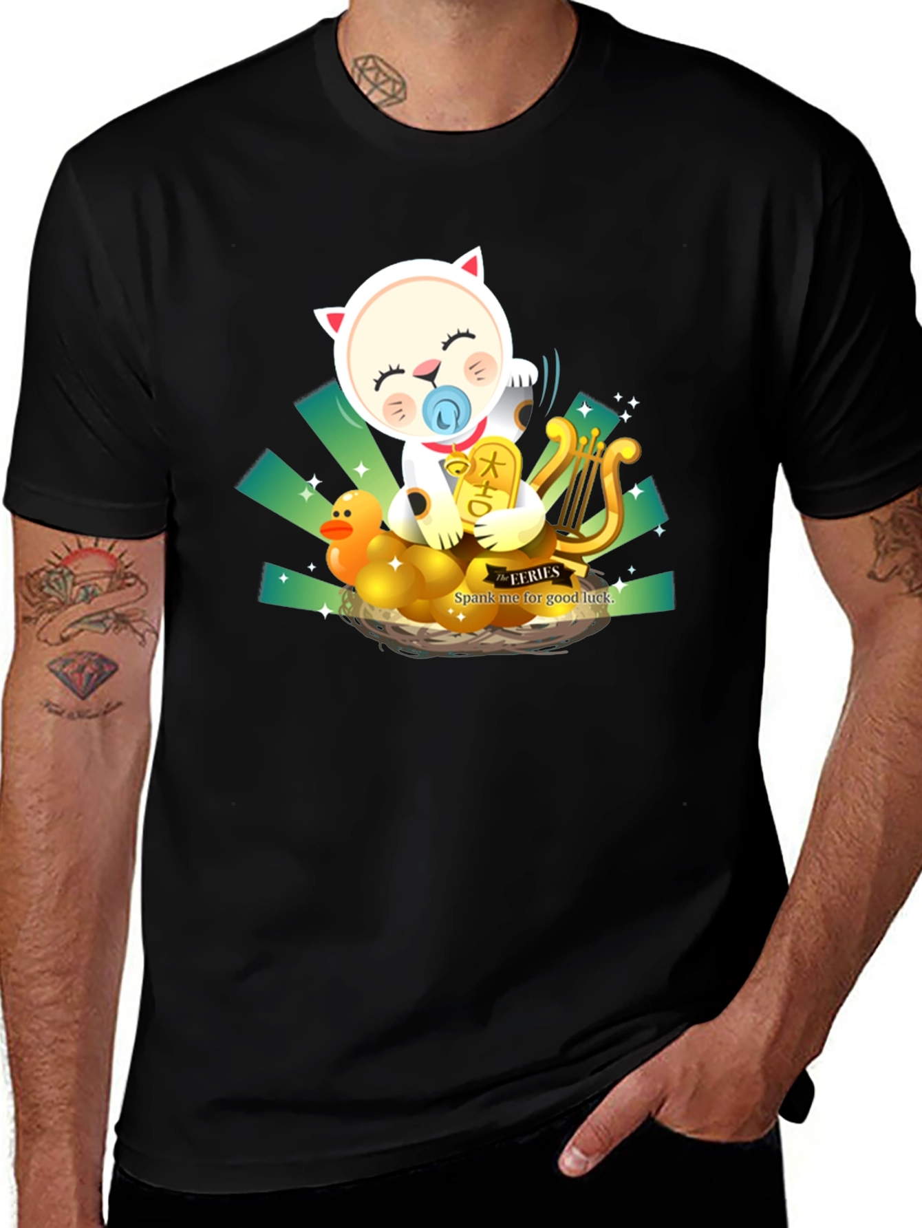 Variant 9 of Lucky Cat Baby T-Shirt