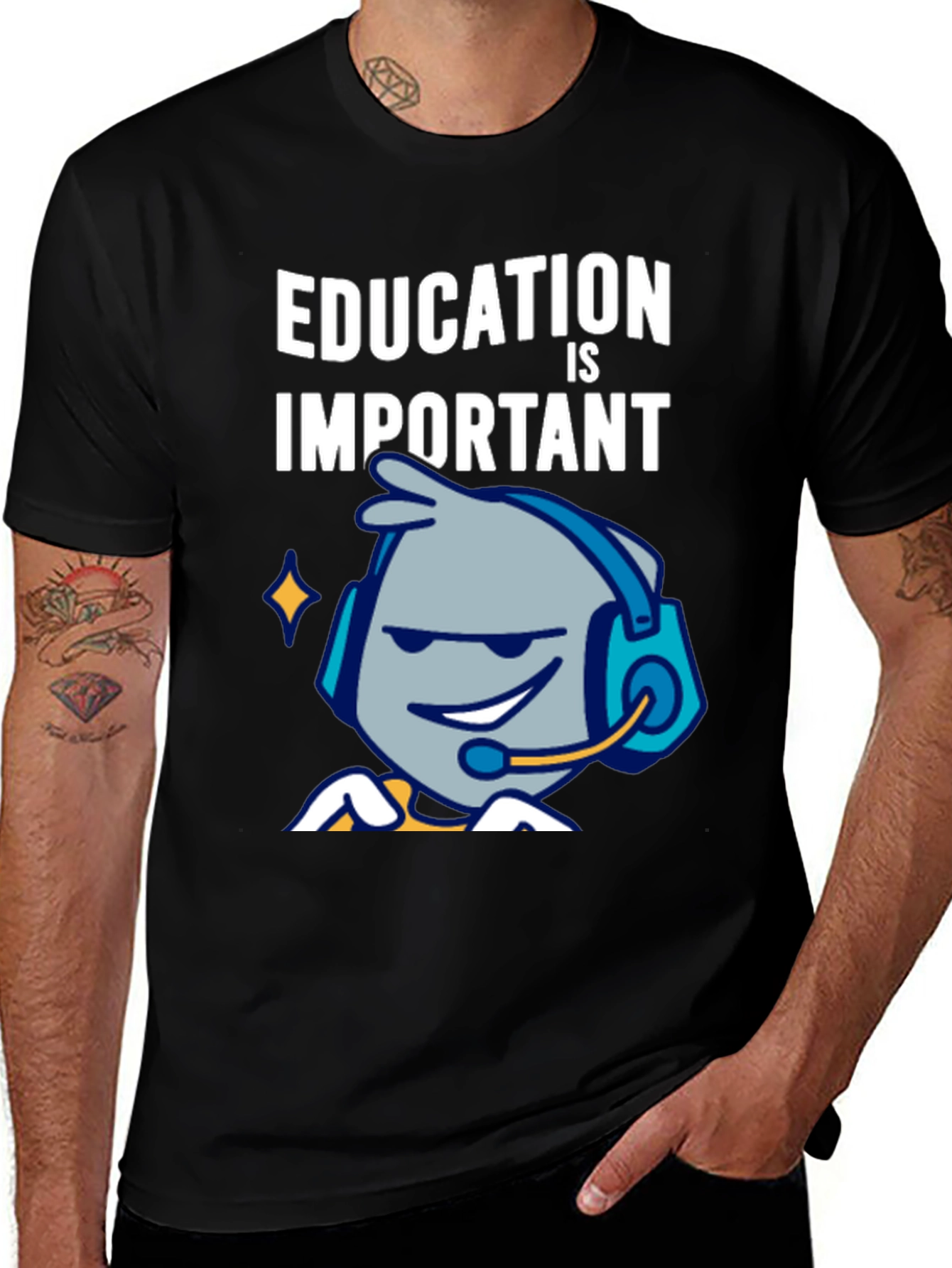 Variant 16 of Education is Important T-Shirt