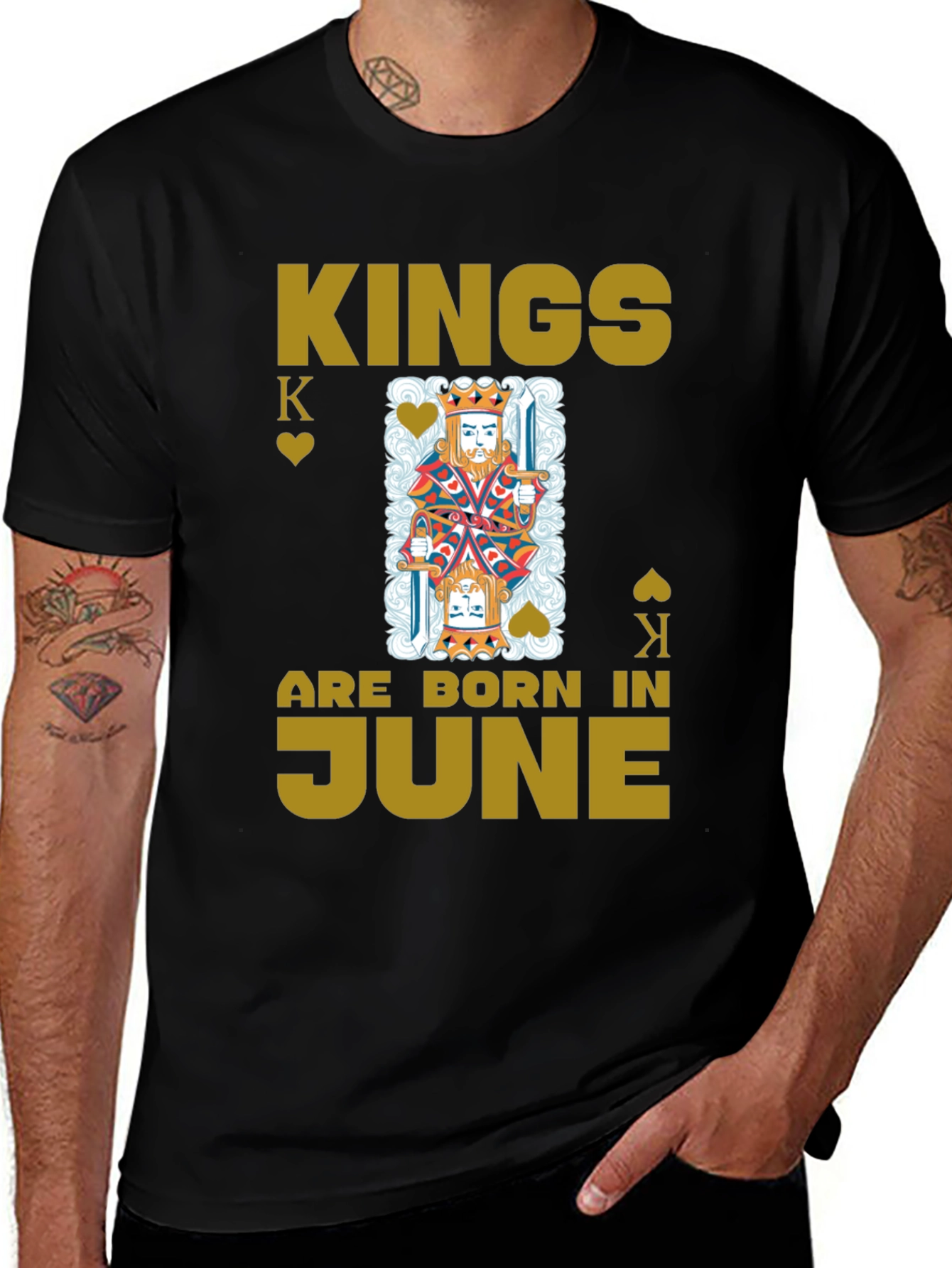 Variant 21 of King Born in June Graphic T-Shirt - Birthday Gift