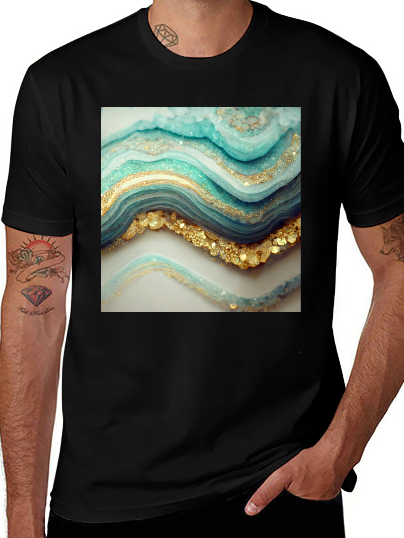 Geode Graphic Tee - Stylish & Unique Design