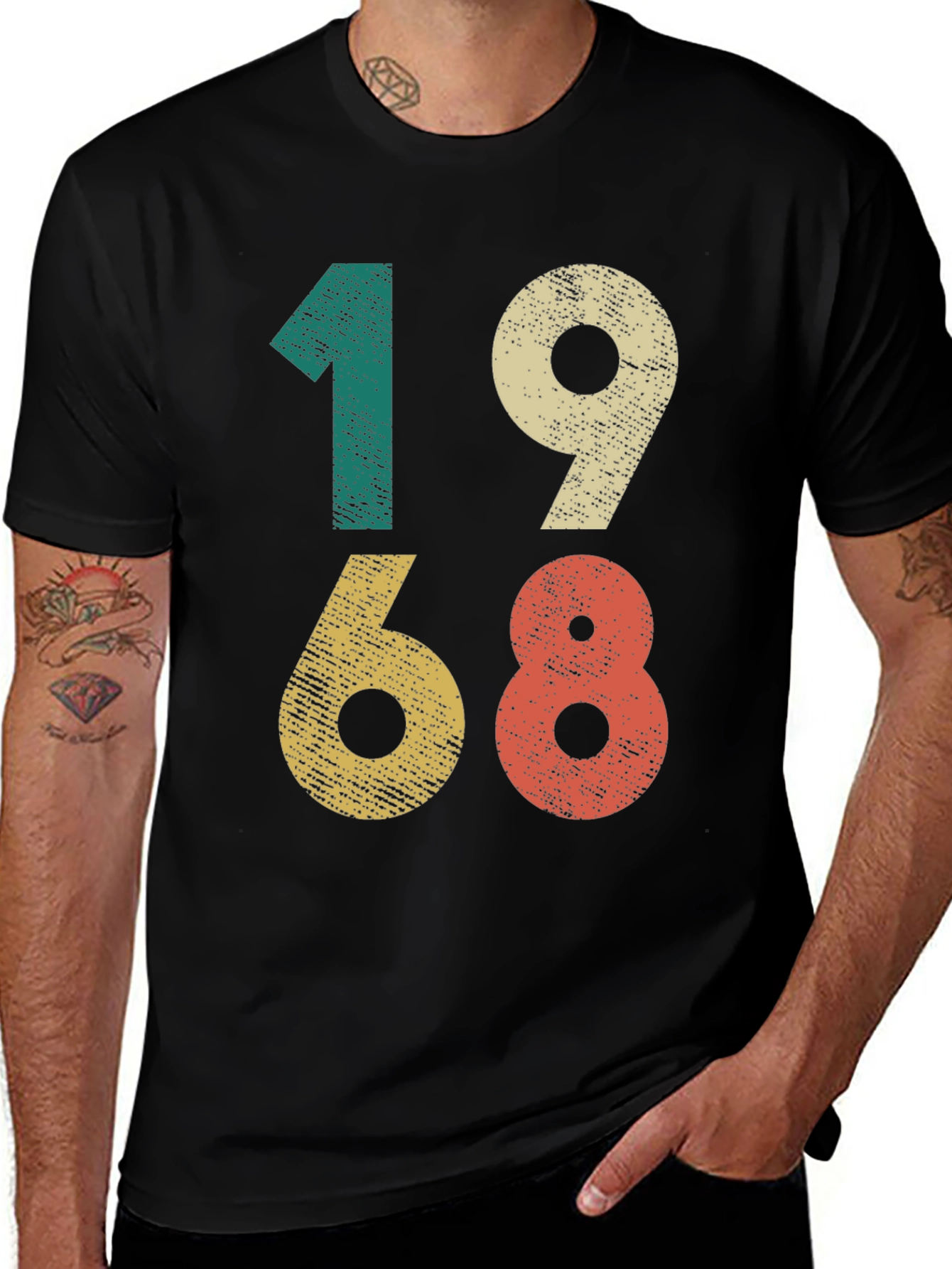 Variant 15 of Vintage 1968 Graphic Print T-Shirt