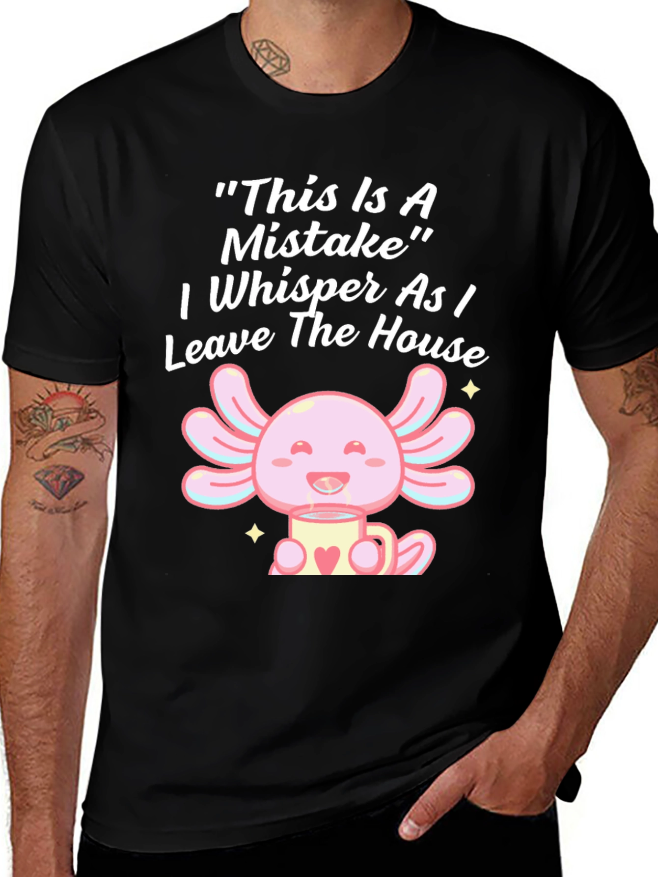 Variant 8 of Mistake Axolotl Graphic T-Shirt