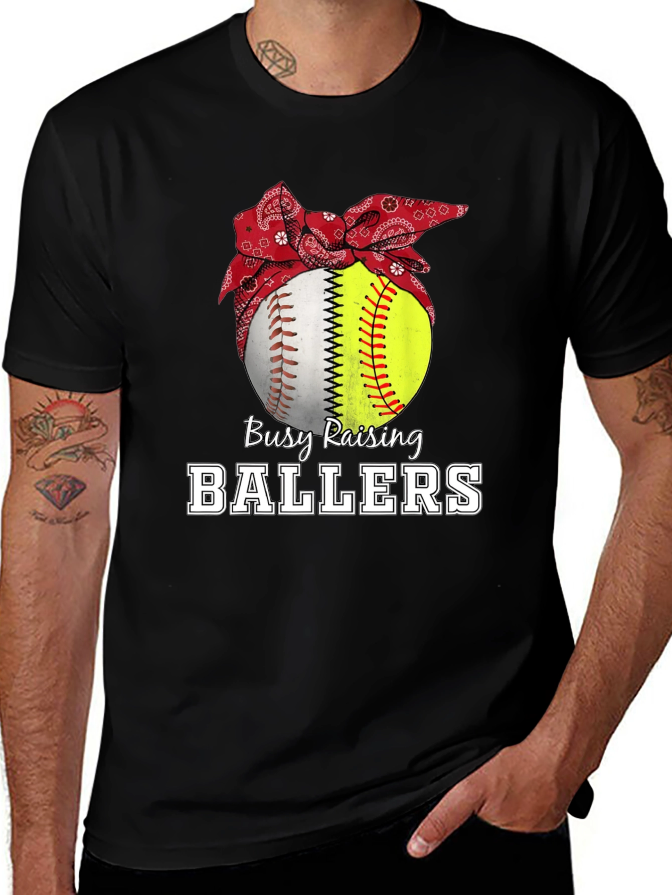 Variant 6 of Busy Raising Ballers Graphic T-Shirt