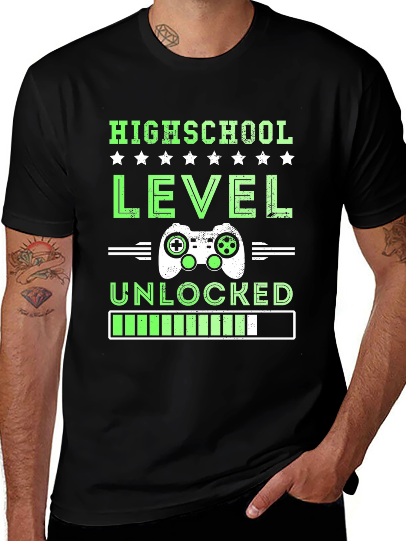 Variant 3 of High School Level Unlocked T-Shirt Gamer Gift