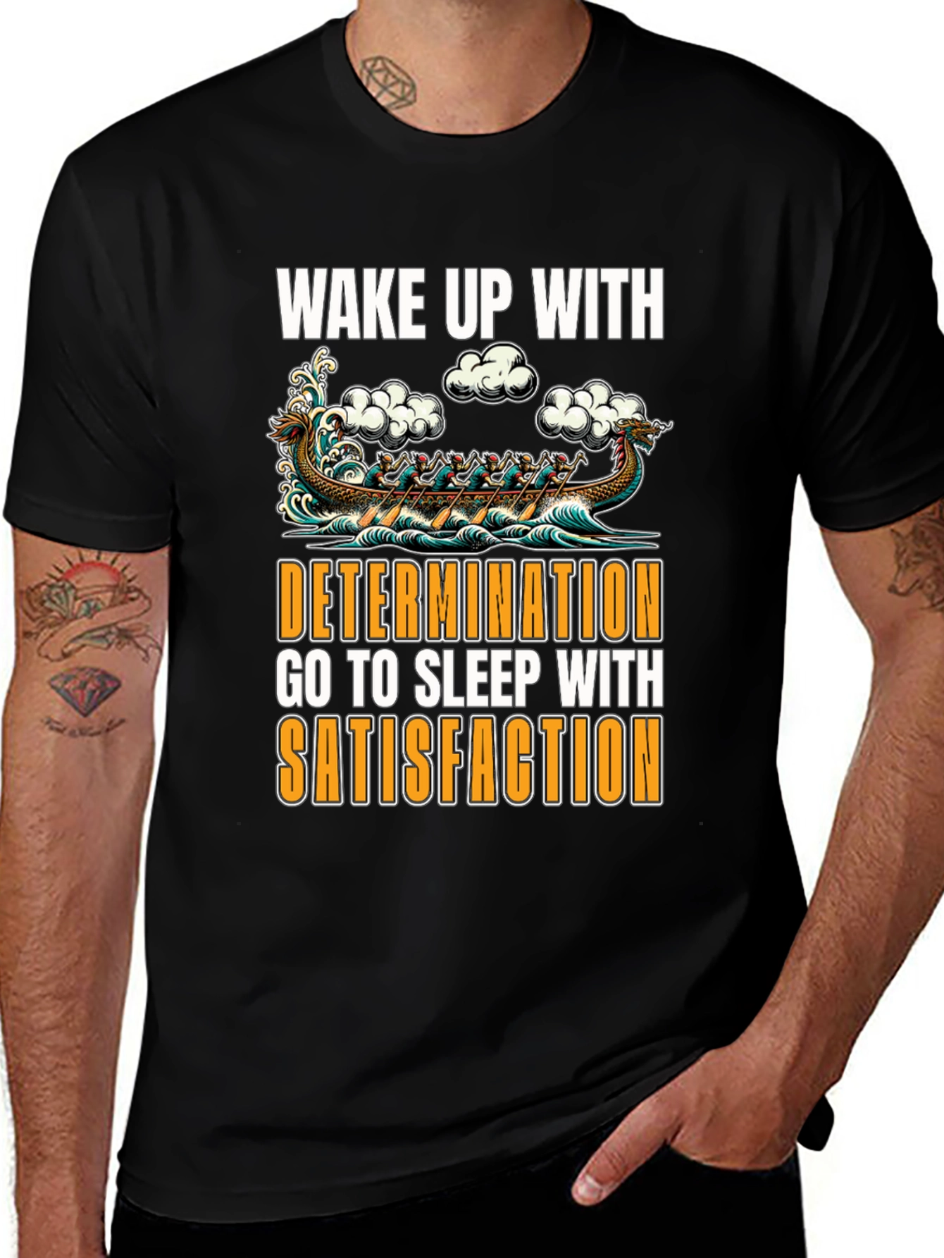 Wake Up With Determination Graphic T-Shirt