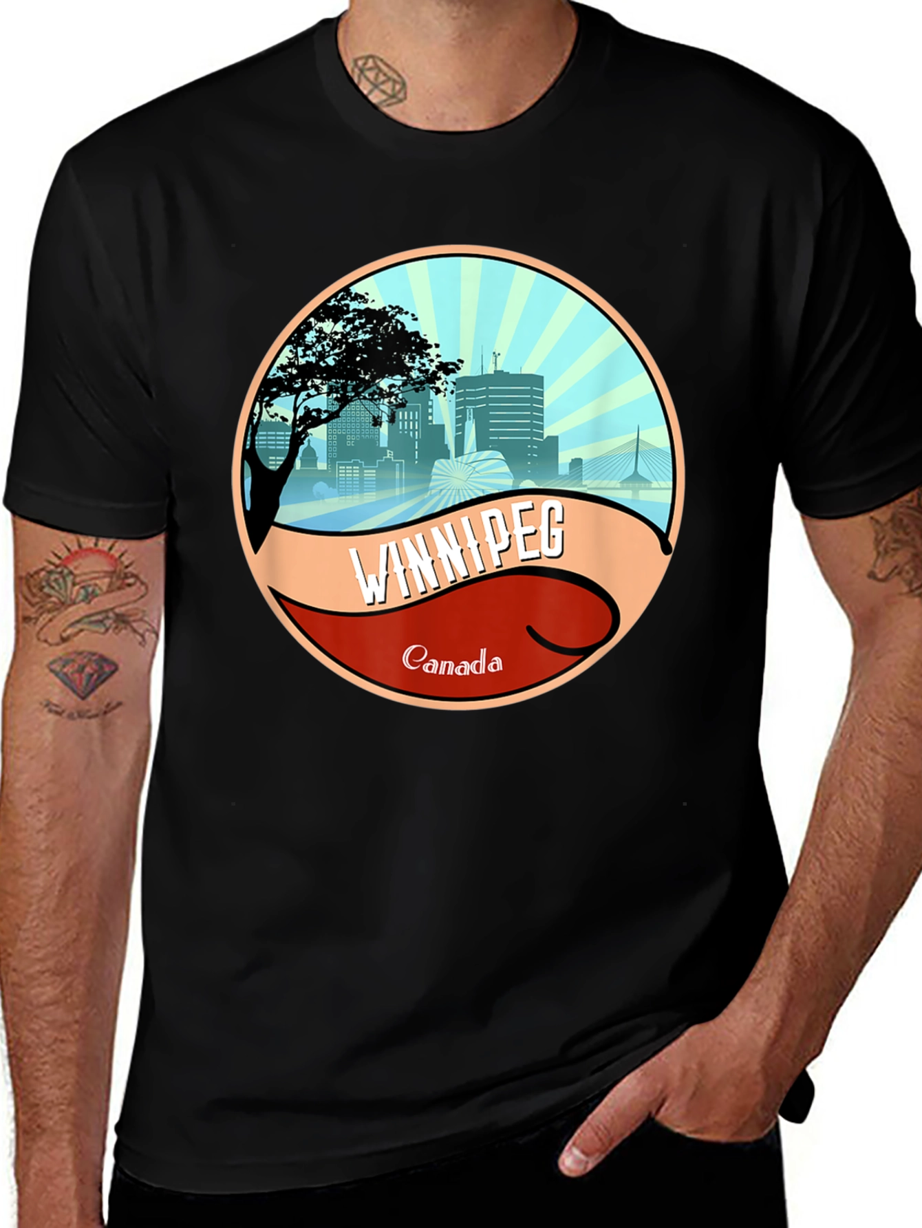 Winnipeg Canada Graphic T-Shirt