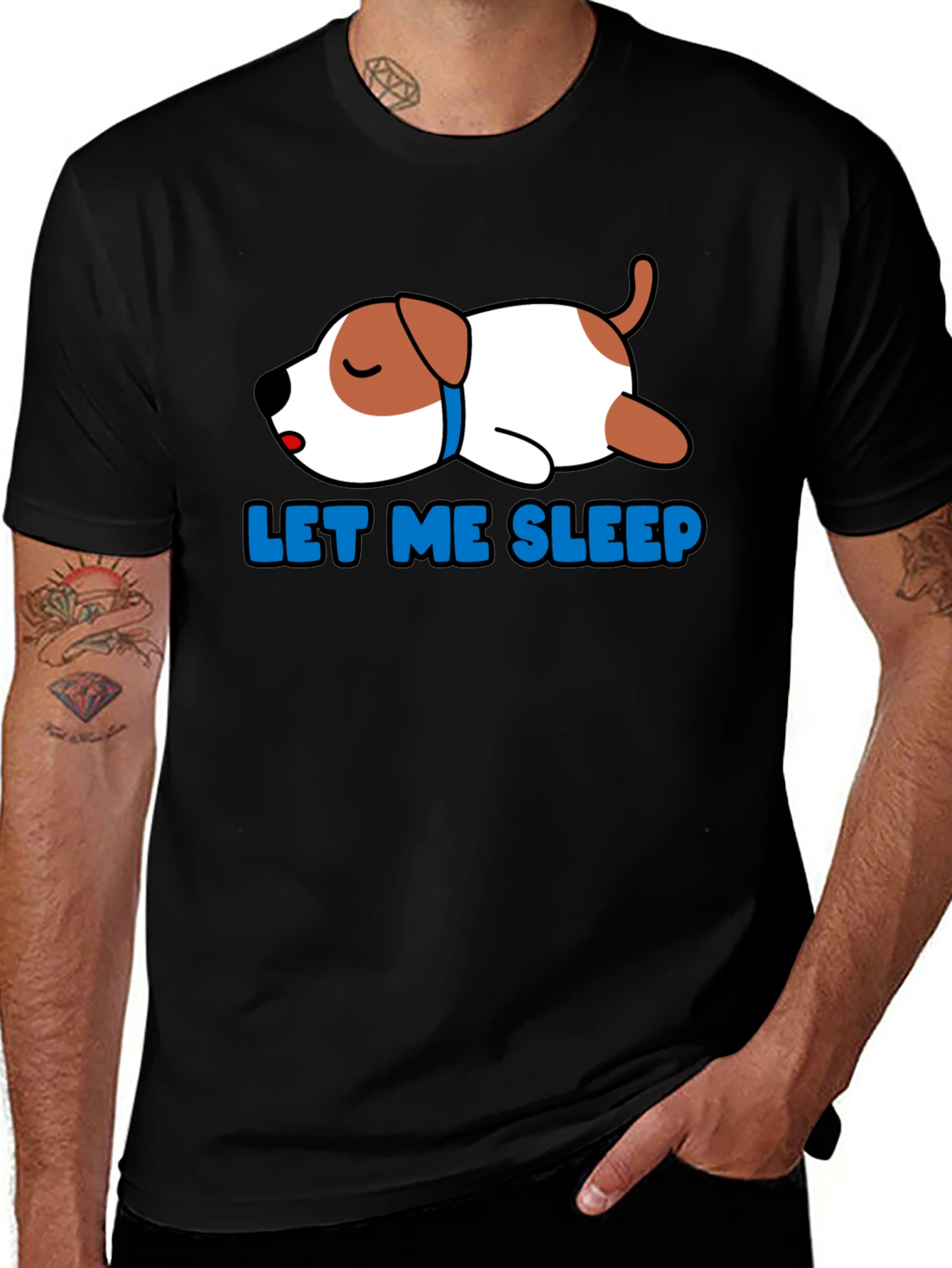 Variant 30 of Let Me Sleep Dog T-Shirt
