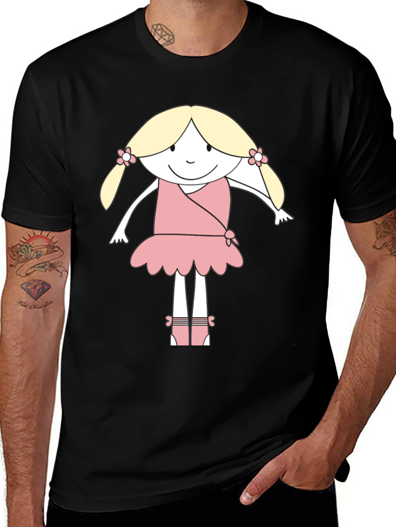 Variant 14 of Ballerina Girl Graphic Tee