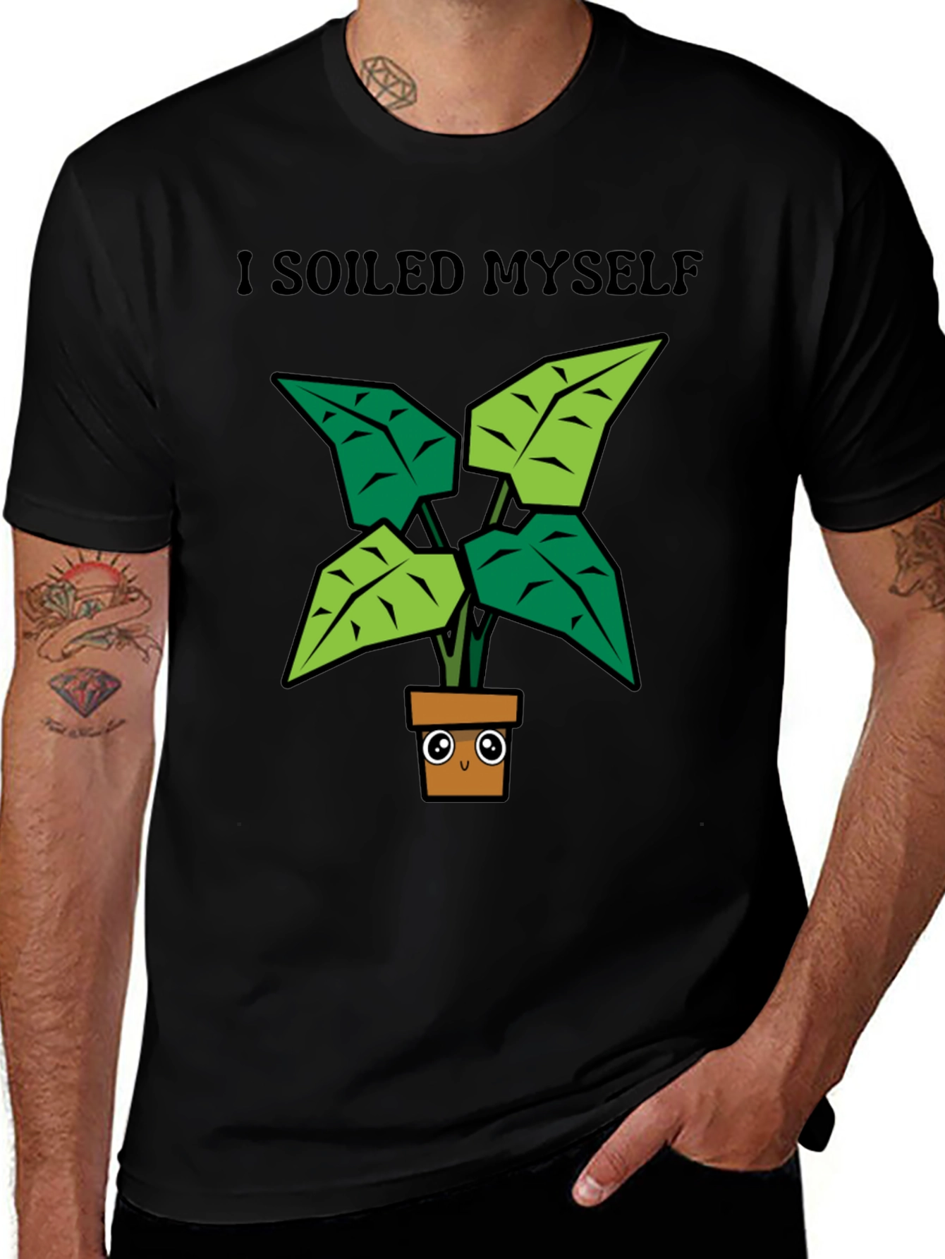 Variant 11 of I Soiled Myself Plant T-Shirt - Funny Gardening Tee