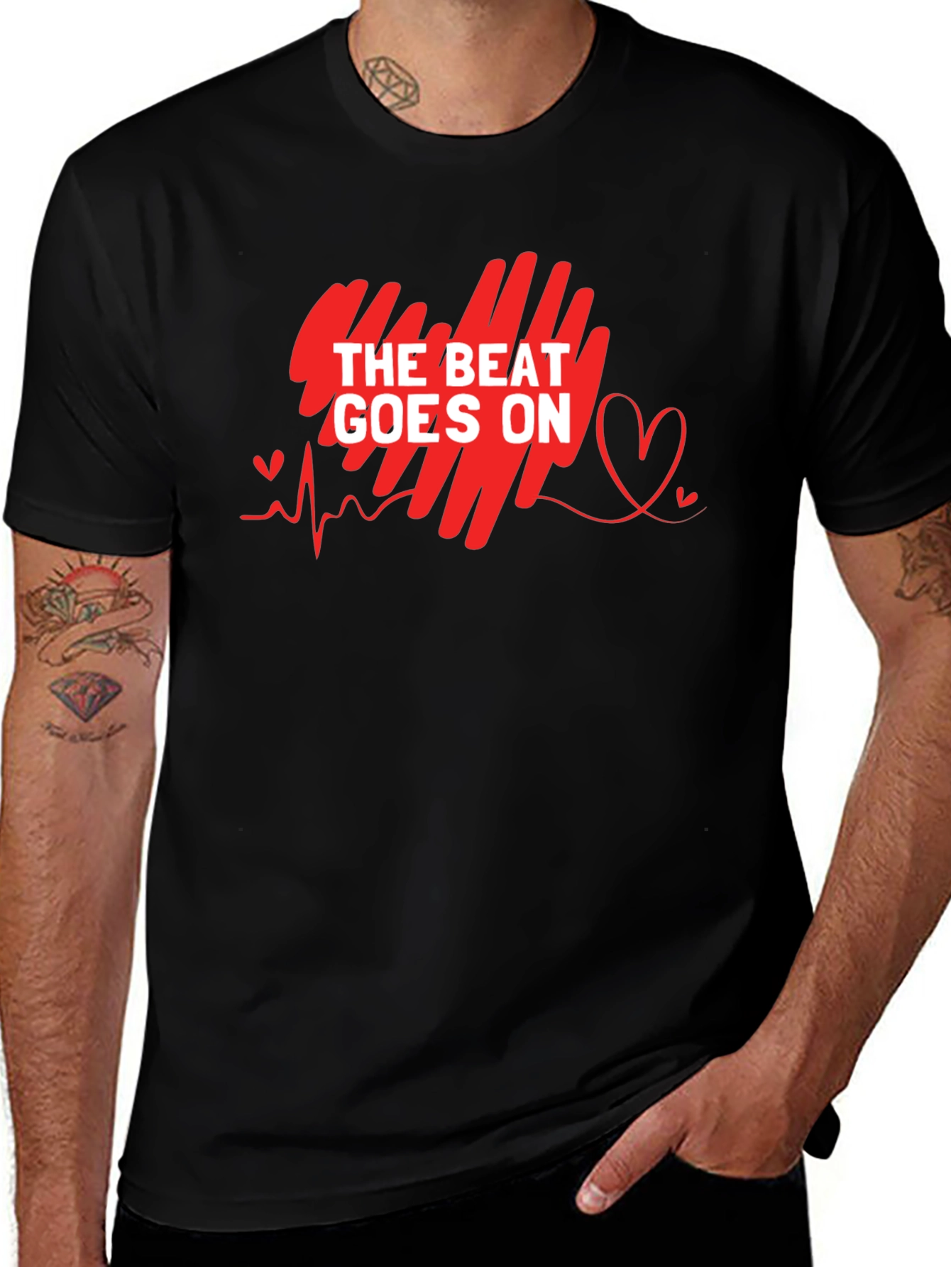Variant 6 of The Beat Goes On Graphic T-Shirt