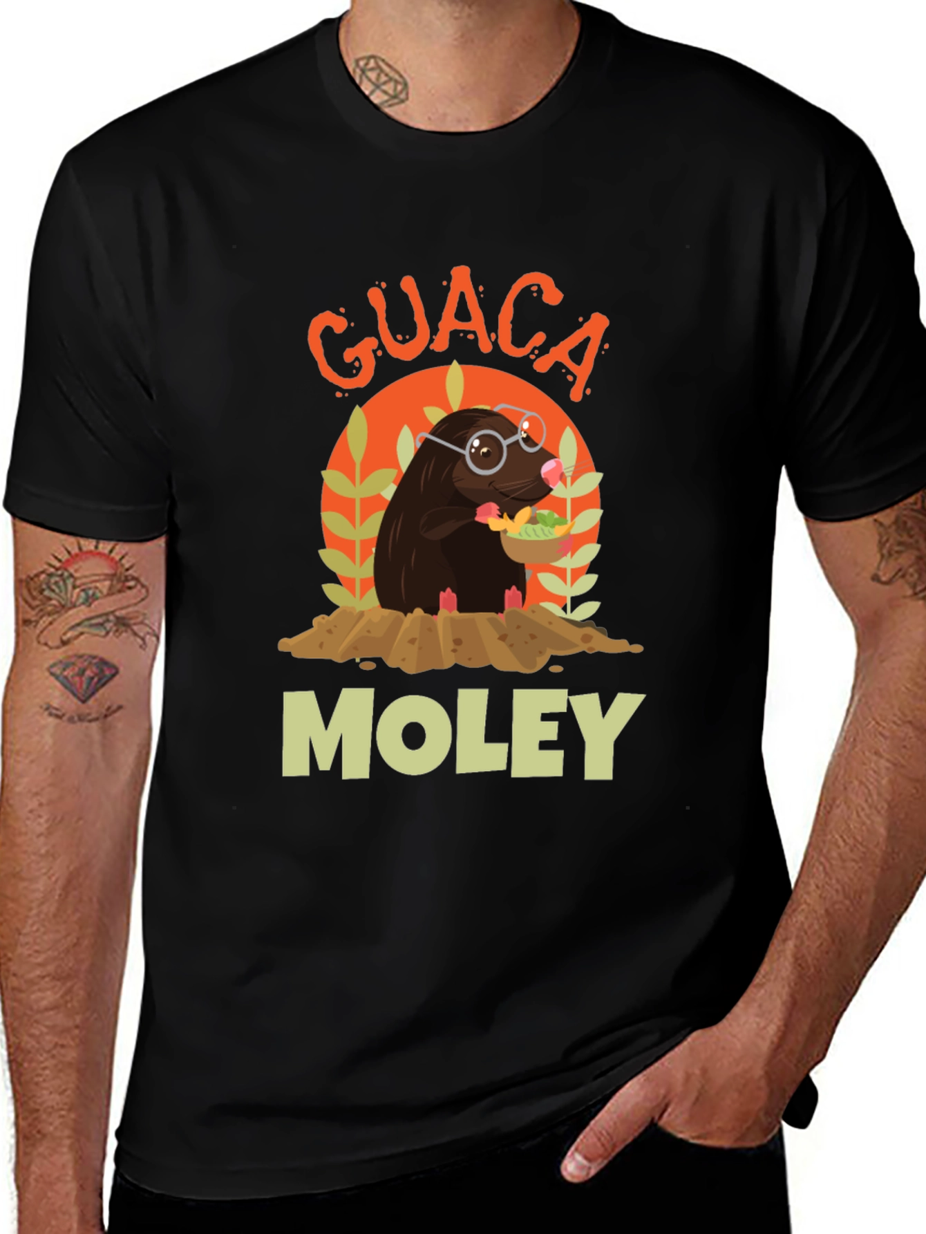 Variant 30 of Guaca Moley T-Shirt Funny Mole Graphic Tee