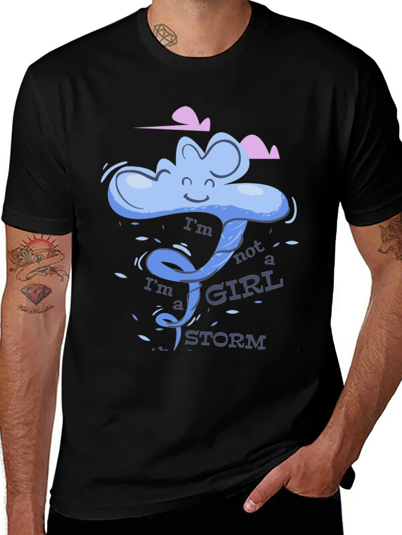 Variant 30 of I'm Not a Girl I'm a Storm T-Shirt