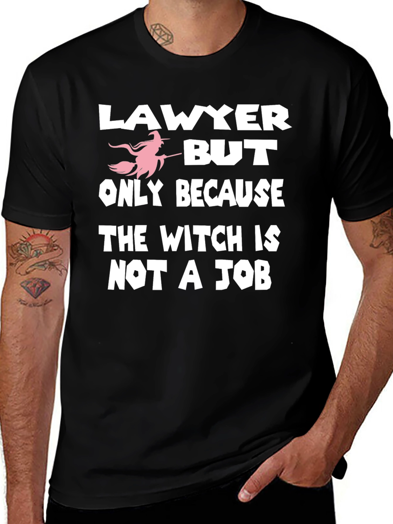 Variant 12 of Lawyer But Witch Is Not A Job Funny T-Shirt