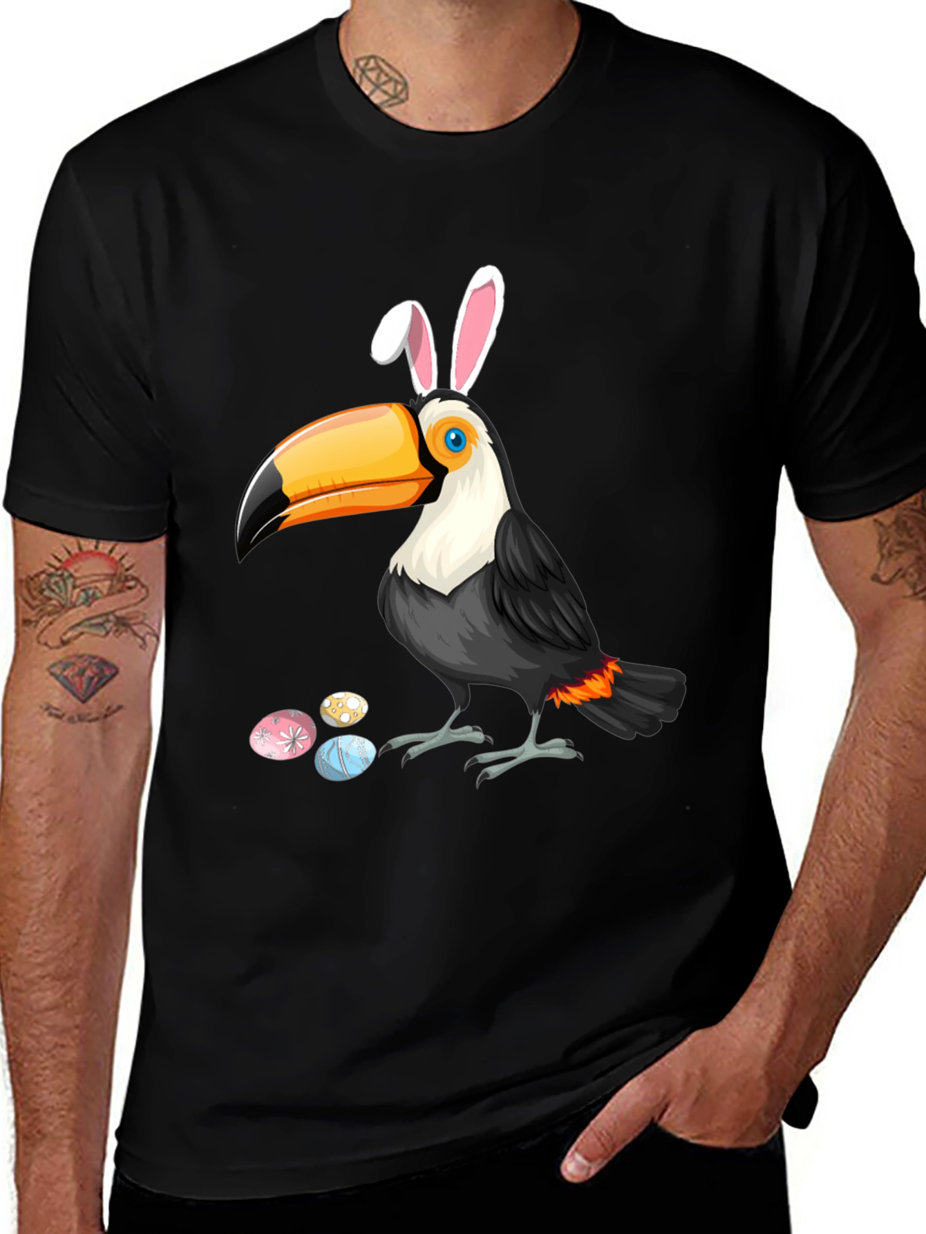 Easter Toucan T-Shirt - Festive Bird Tee