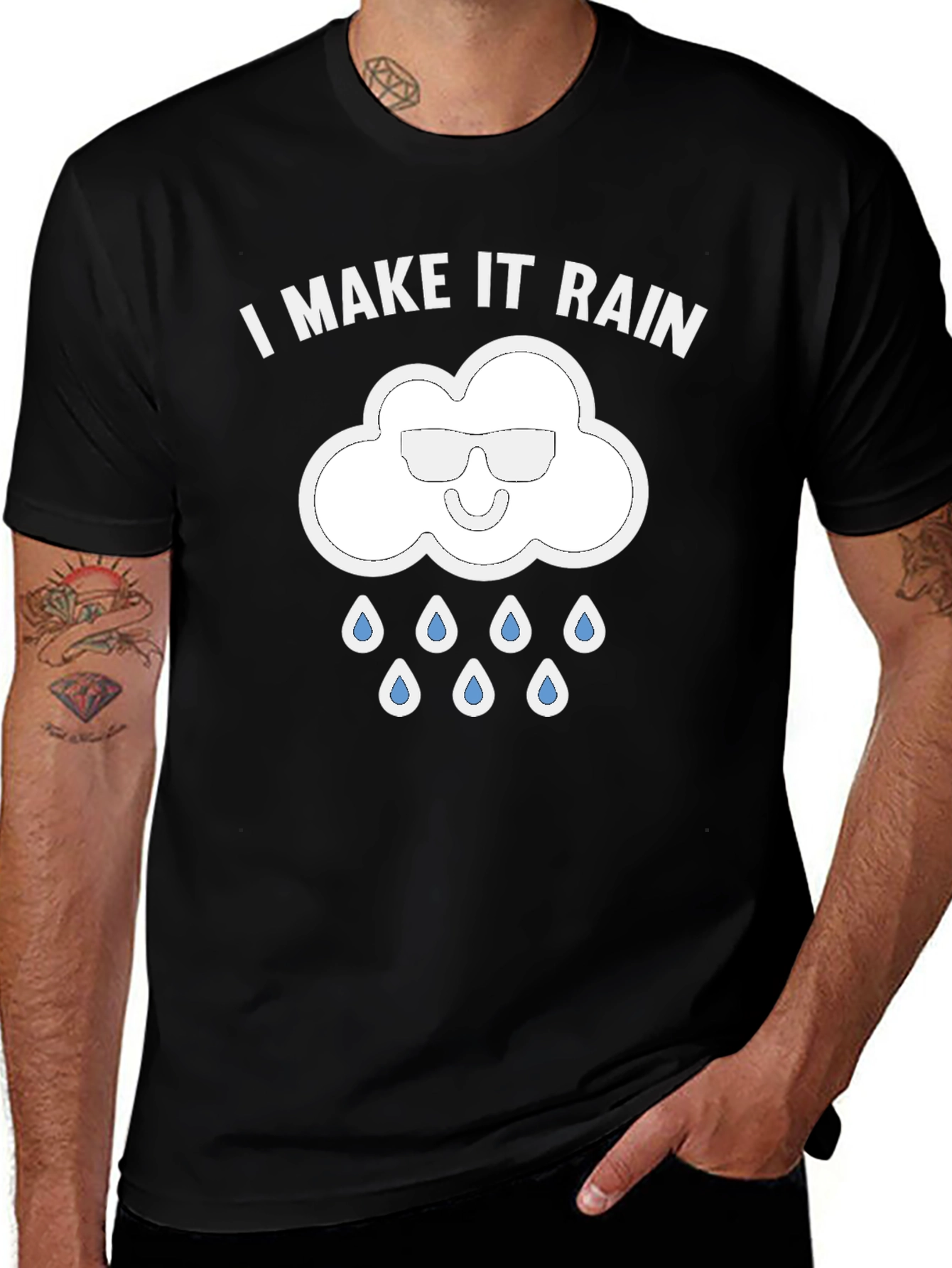 I Make It Rain Funny Graphic T-Shirt