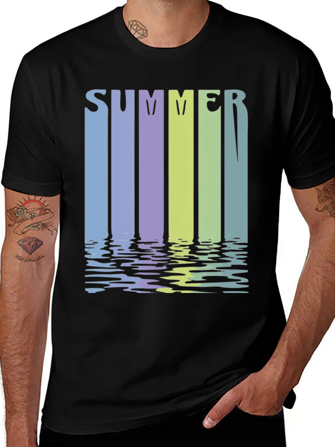 Variant 19 of Summer Vibes Graphic T-Shirt