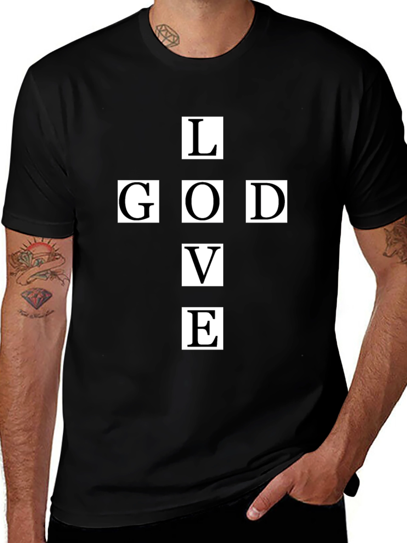 Variant 14 of Love God T-Shirt - Christian Apparel