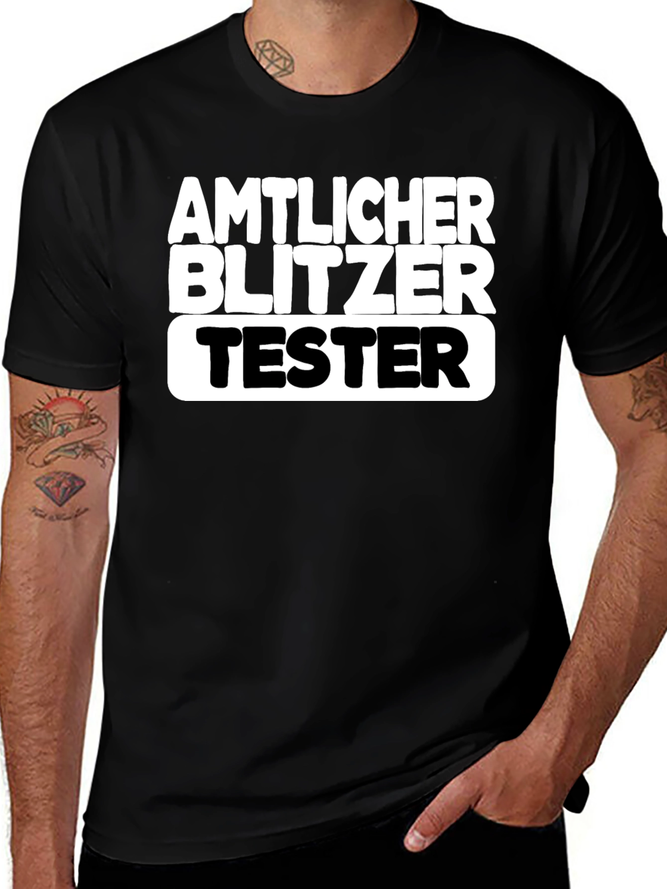 Variant 30 of Amtlicher Blitzer Tester T-Shirt - Funny German Speed Trap Test Tee